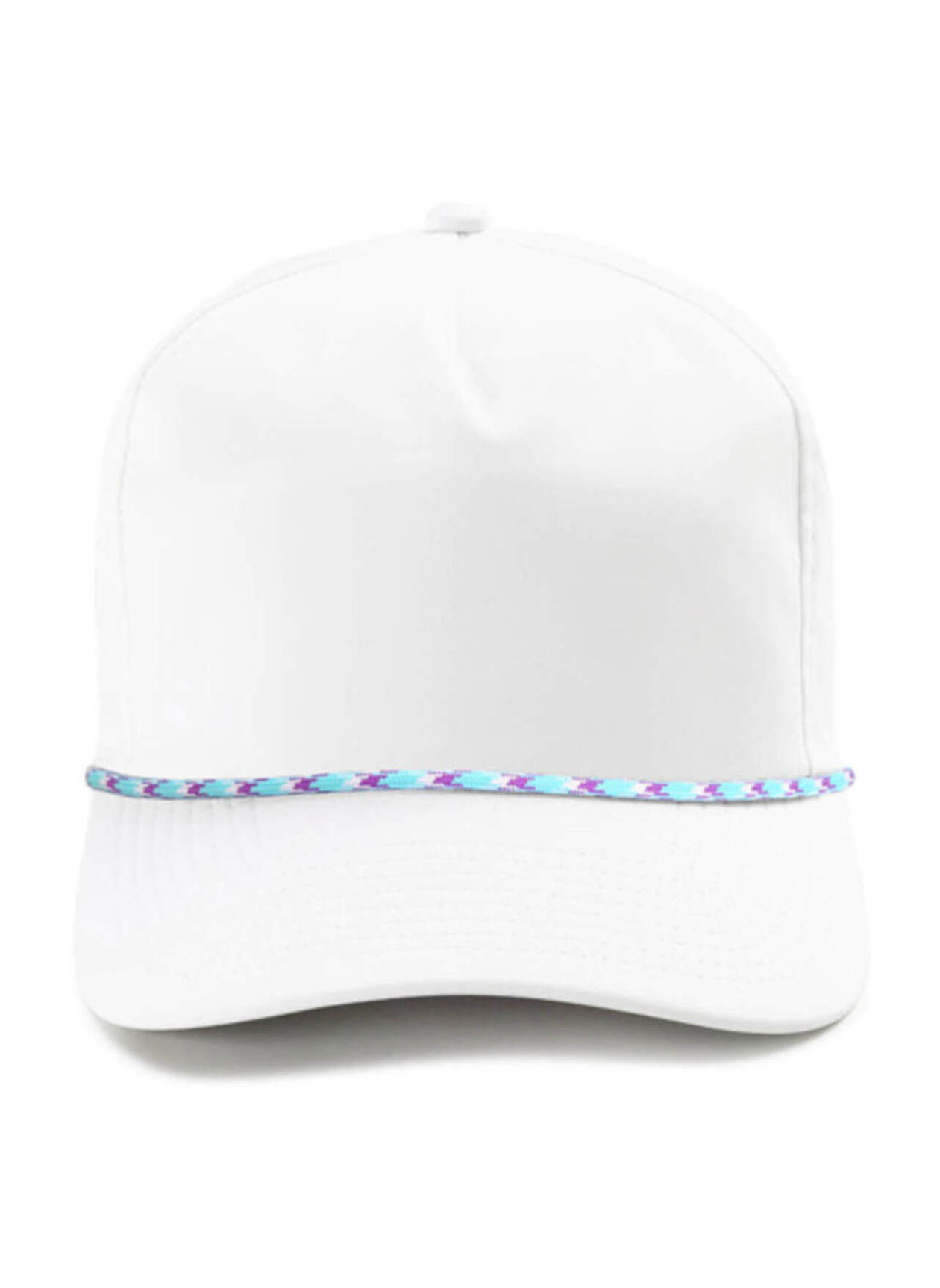 Imperial White / Teal And Purple The Wrightson Performance Rope Hat