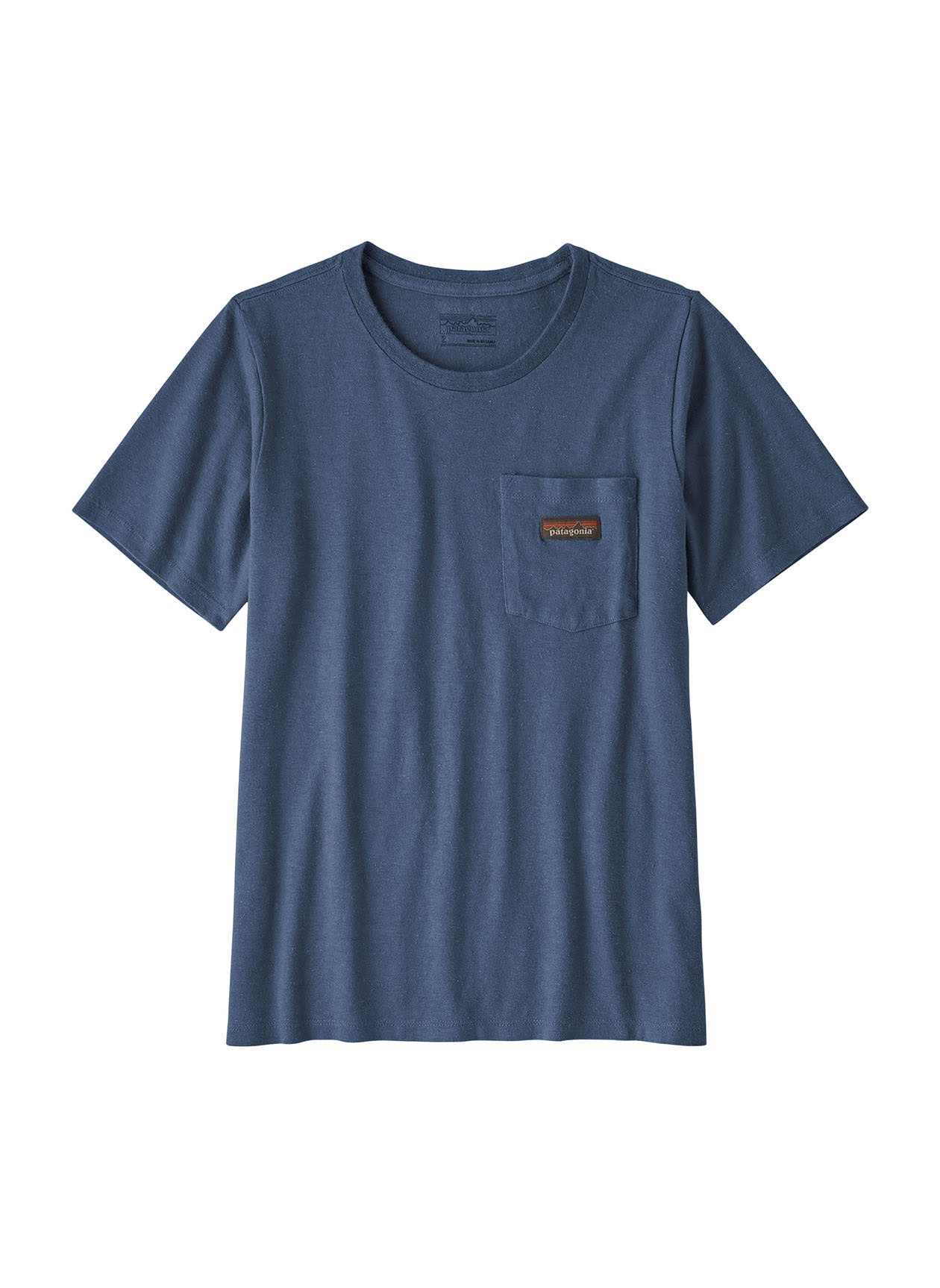 Patagonia Women's Stone Blue Work Pocket T-Shirt