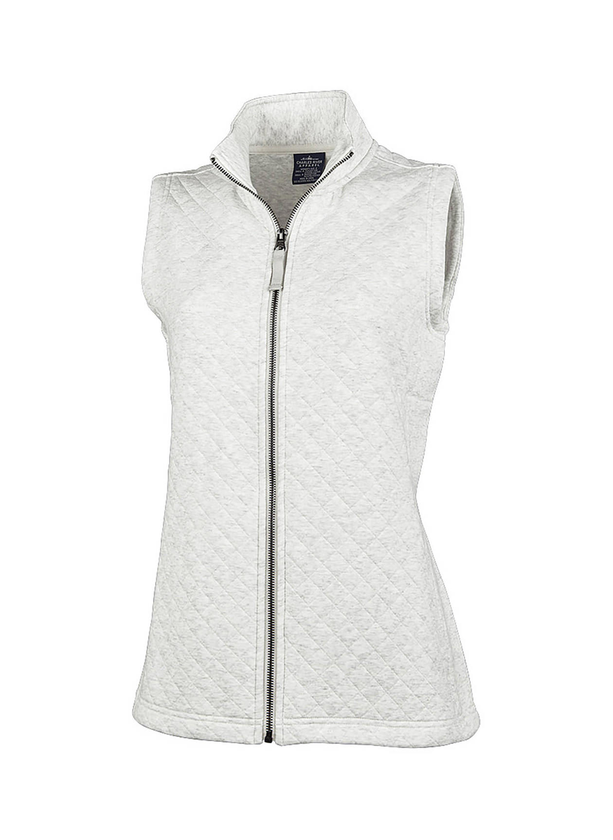 Charles River Women's Oatmeal Heather Franconia Quilted Vest