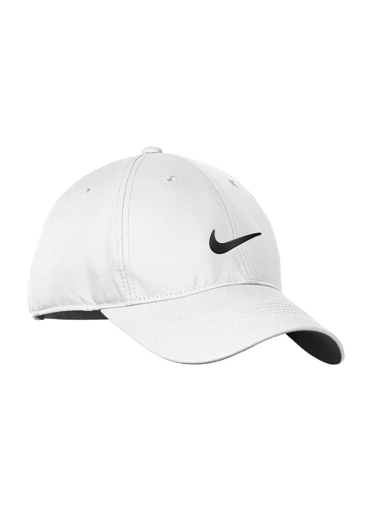 White / Black Nike Dri-FIT Swoosh Front Hat | Nike