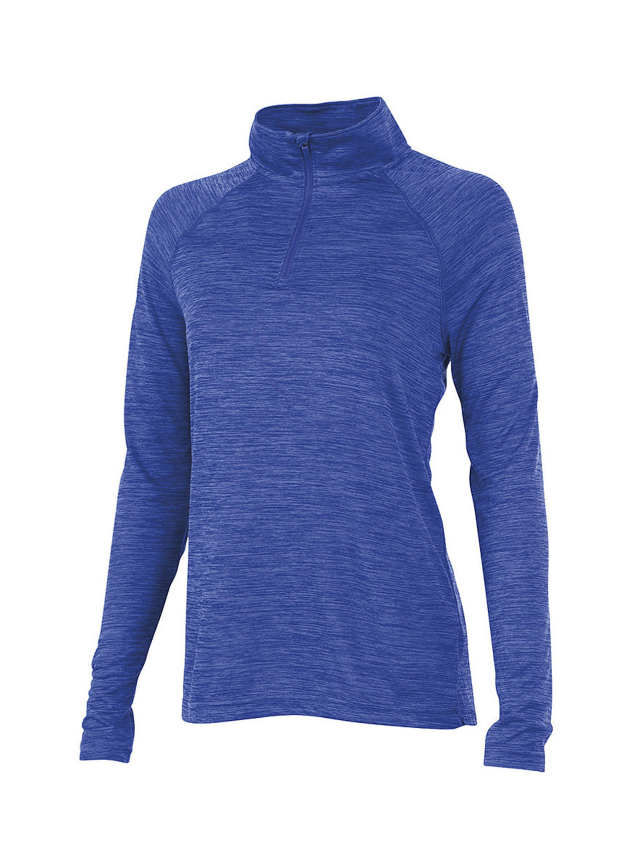 Charles River Women's Royal Space Dyed Quarter-Zip
