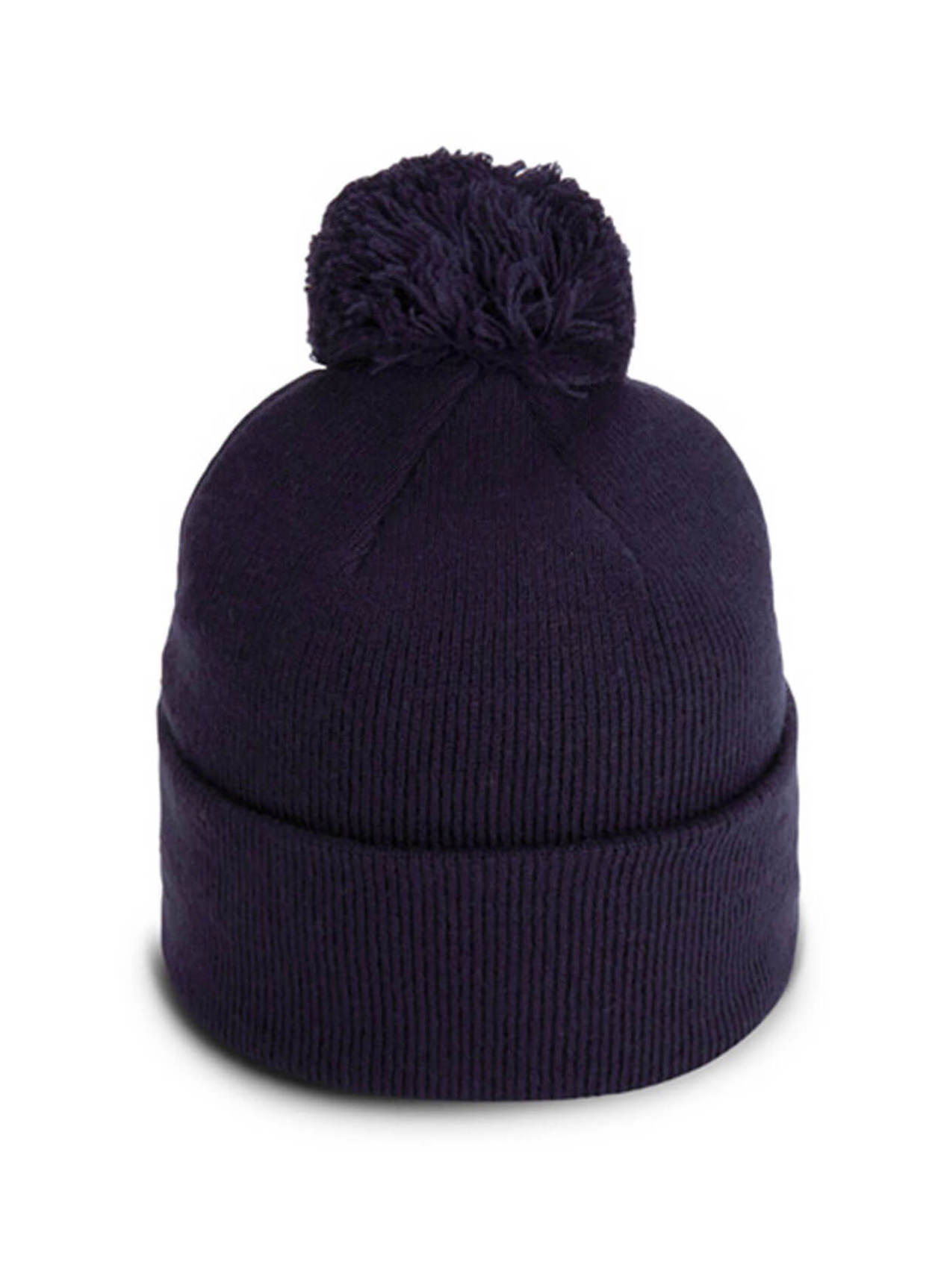 Imperial Navy The Tahoe Knit Beanie with Pom