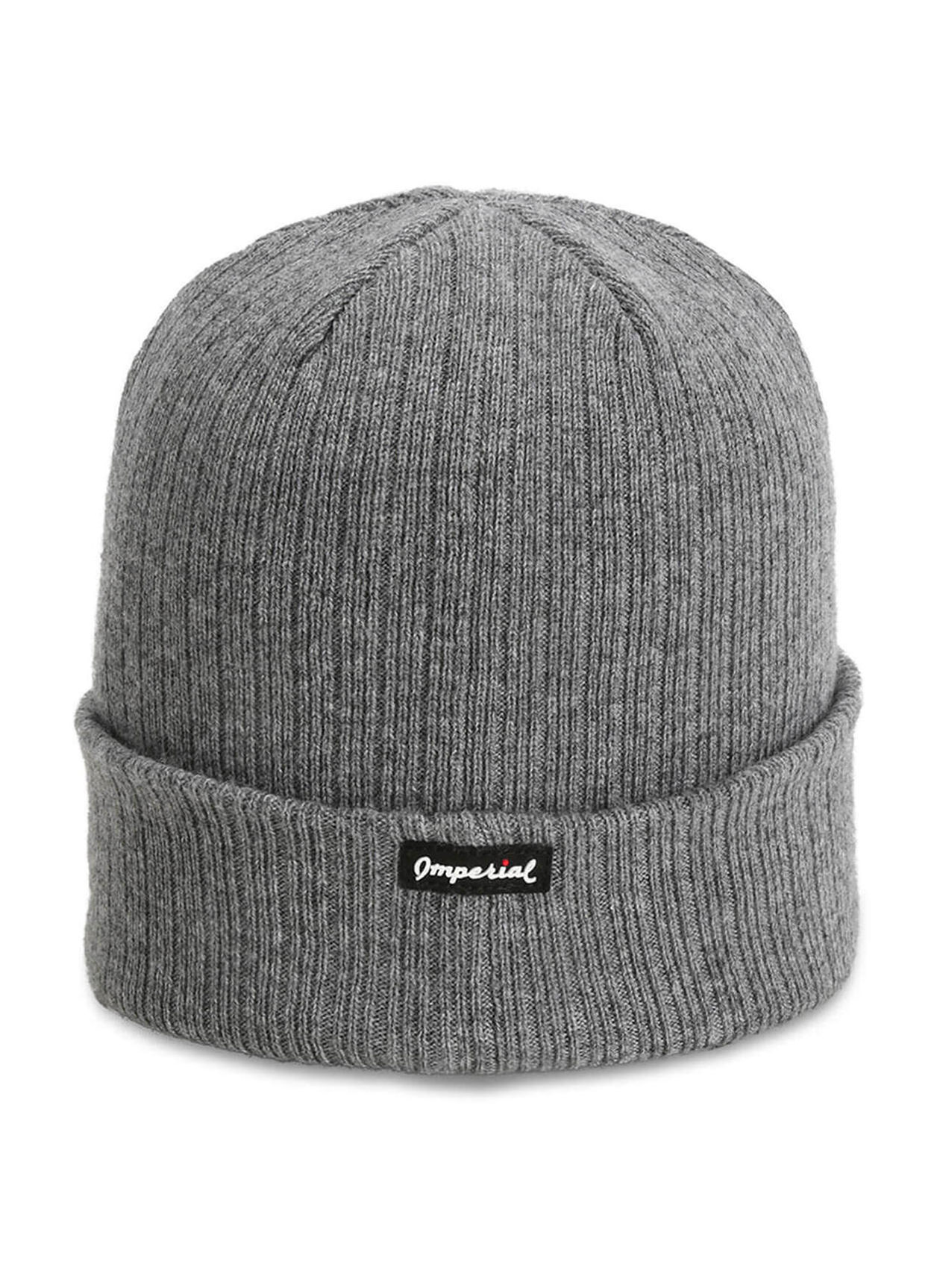 Imperial Graphite The Edelweiss Cashmere and Wool Knit Beanie
