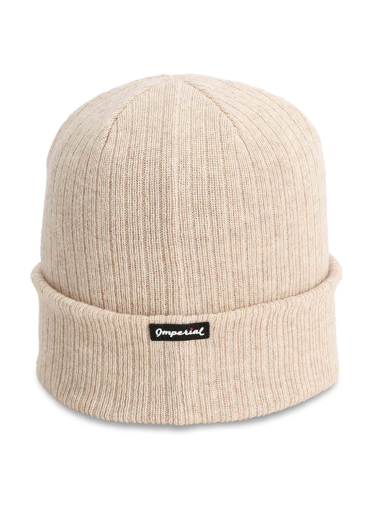 Imperial Sand The Edelweiss Cashmere and Wool Knit Beanie
