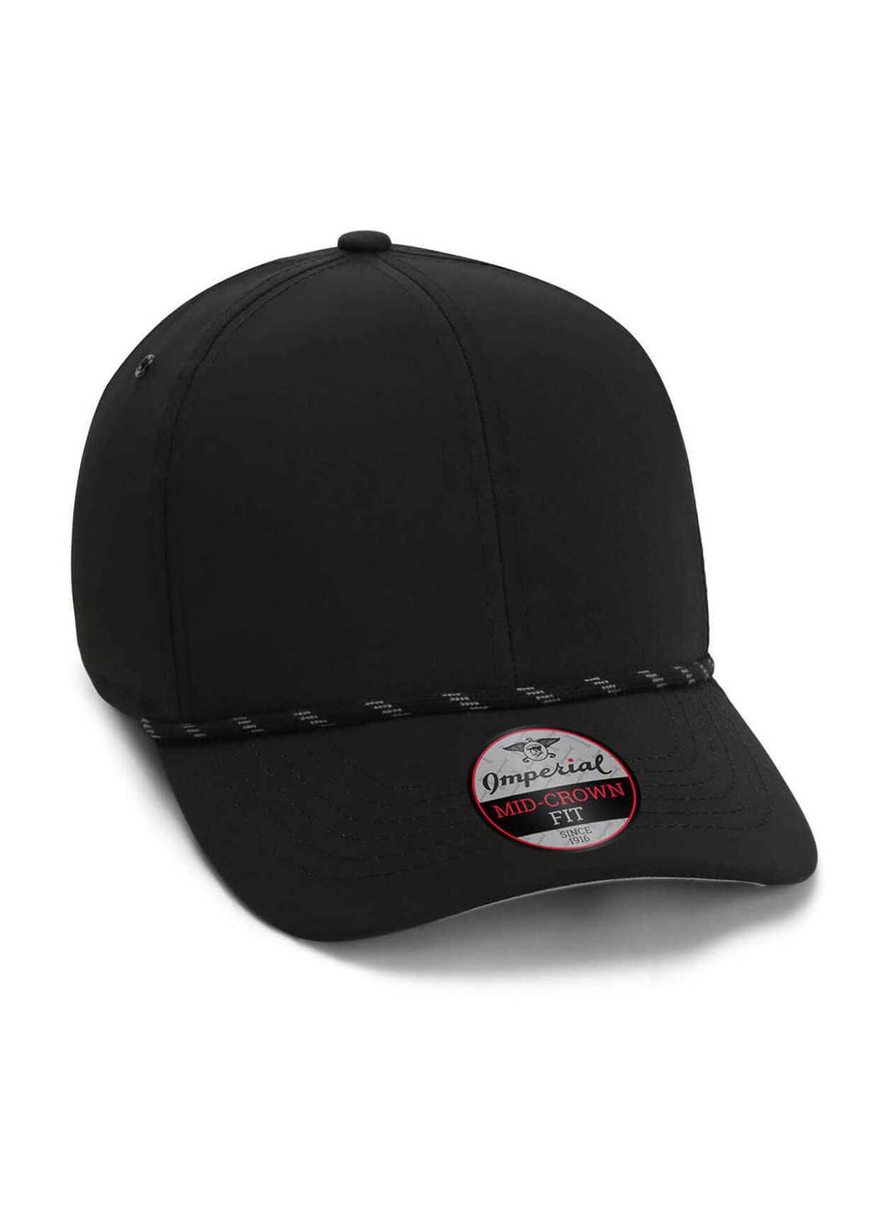 Imperial Black The Habanero 6 Panel Rope Hat