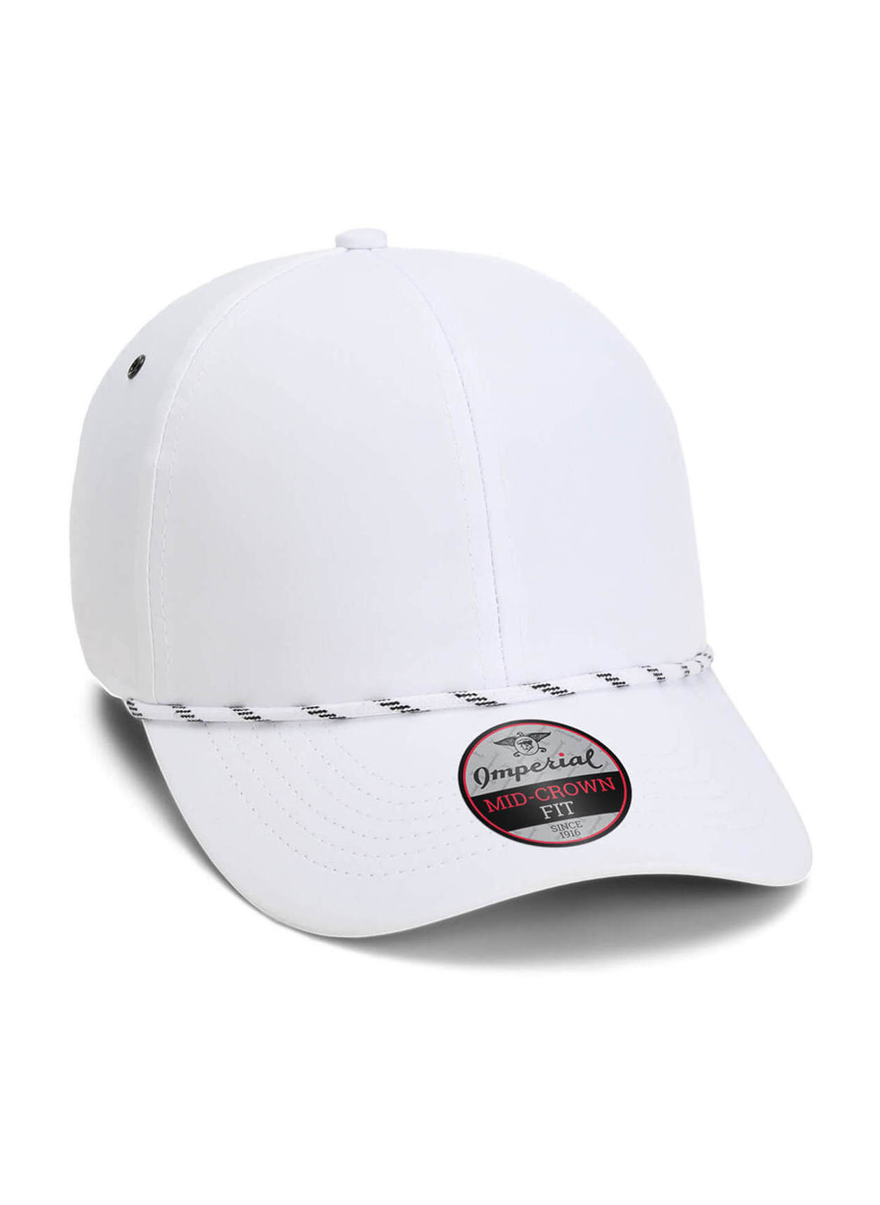 Imperial White The Habanero 6 Panel Rope Hat