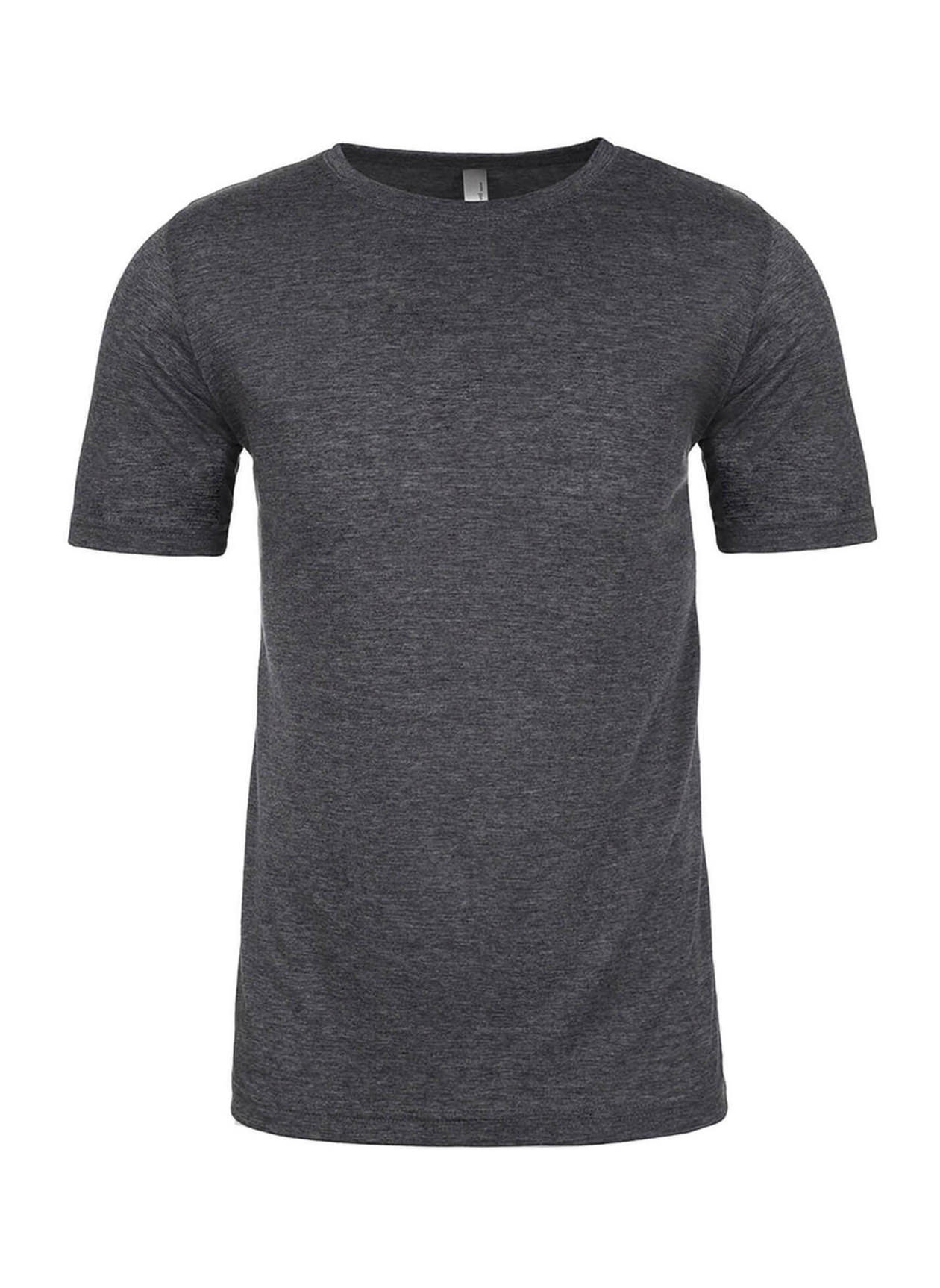 Next Level Men's Charcoal Unisex Poly/Cotton Crew T-Shirt