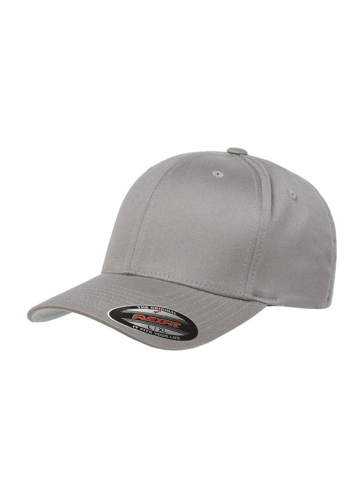 | Grey 6-Panel Hat Wooly Flexfit Flexfit