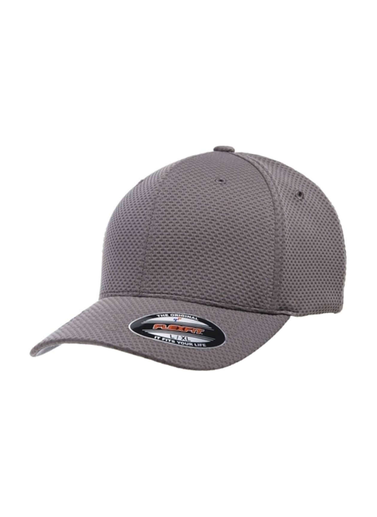 Yupoong Dark Grey Flexfit Cool & Dry 3D Hexagon Jersey Hat | Yupoong