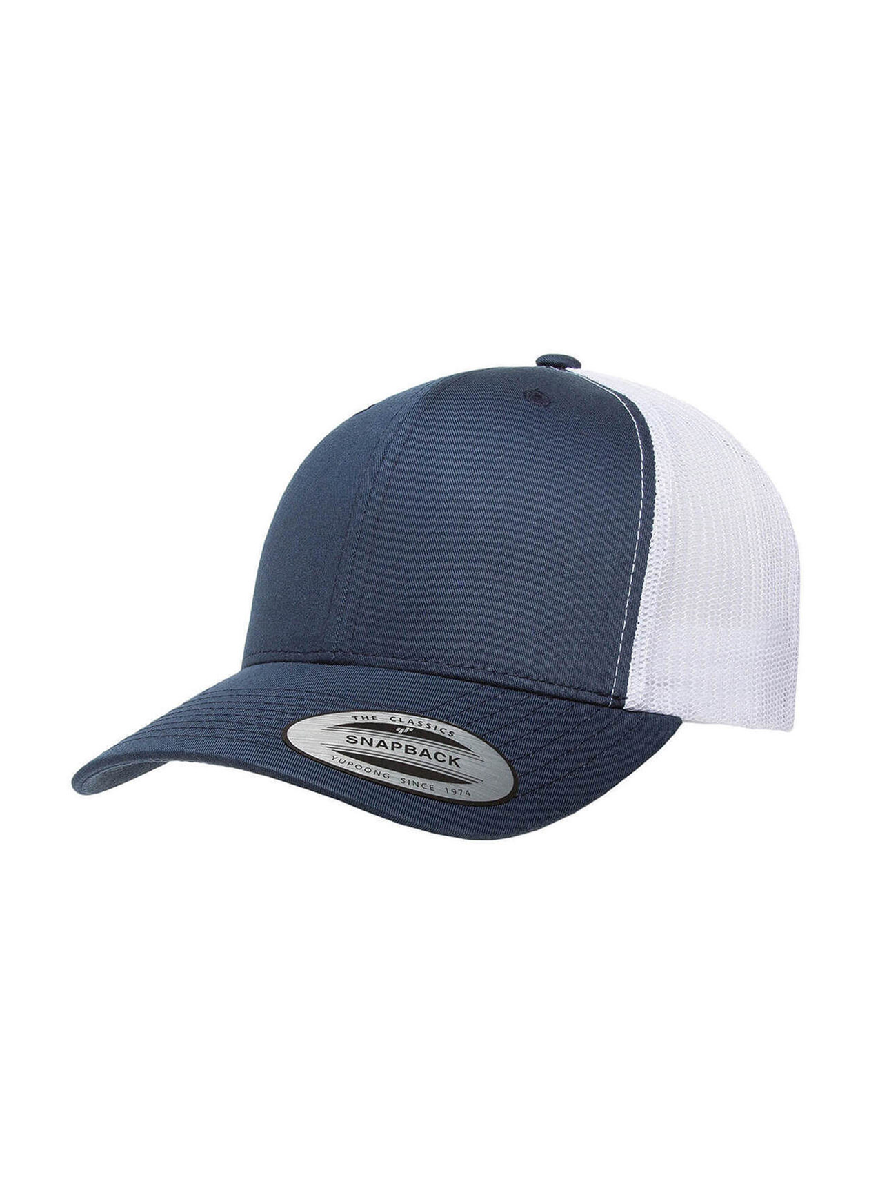 Yupoong Navy / White Retro Trucker Hat