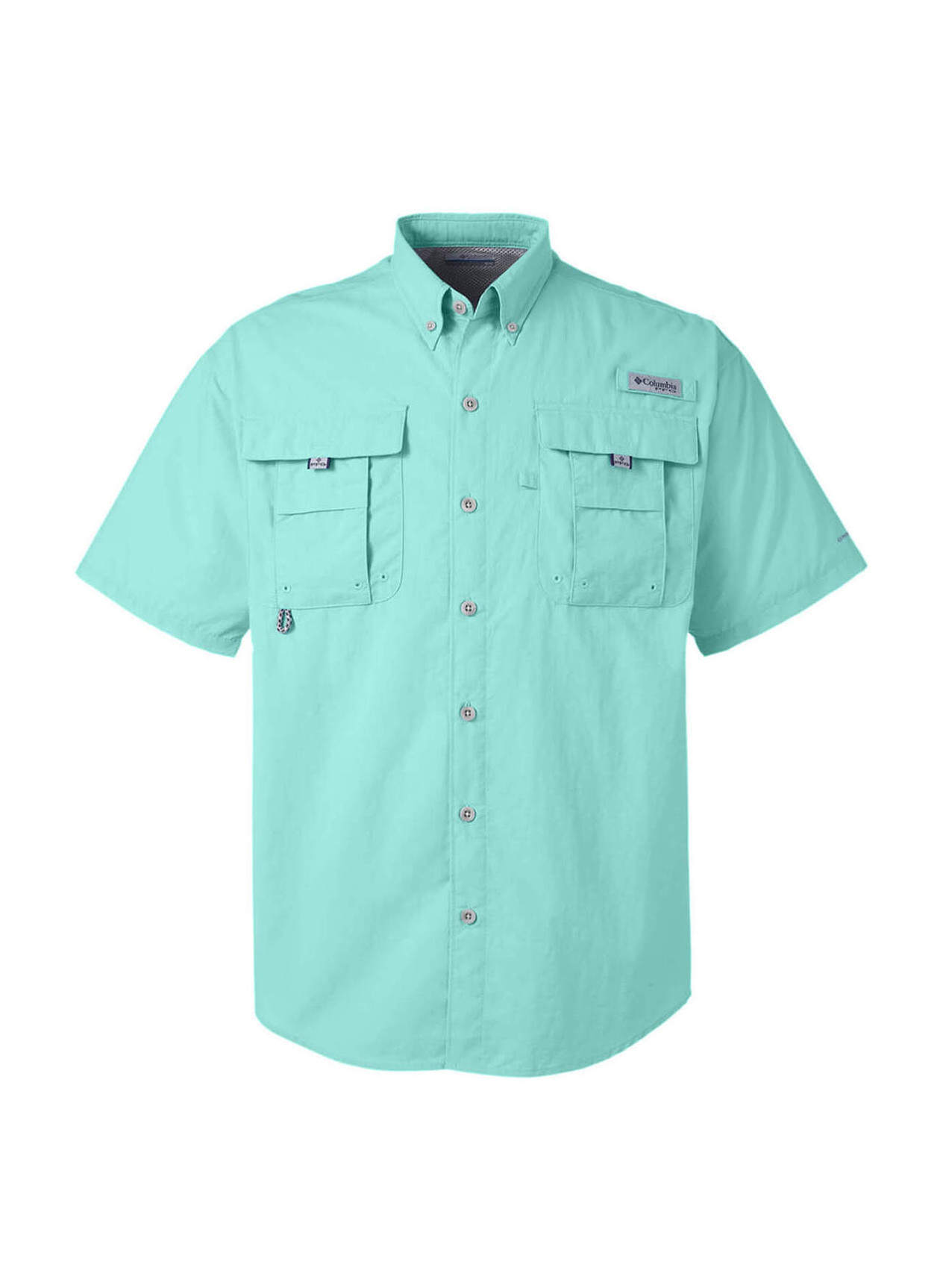 Printed Columbia Men's Gulf Stream Bahama Short-Sleeve Shirt