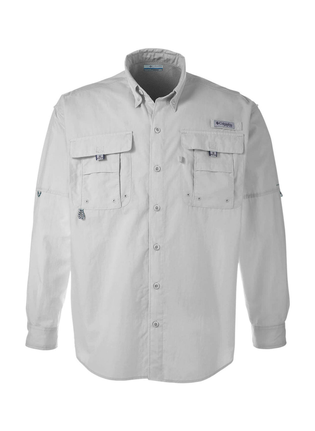 Columbia Men's Cool Grey Bahama Long-Sleeve Shirt