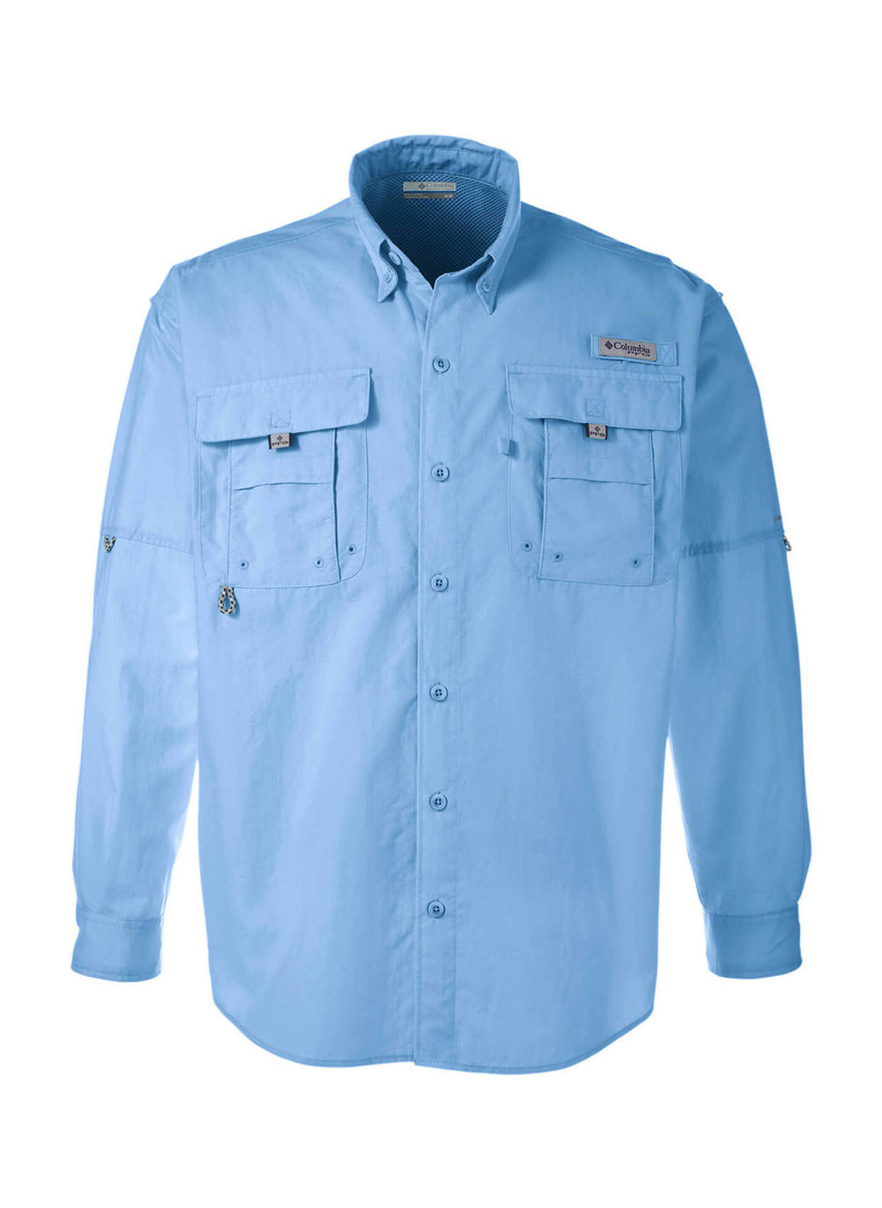 Men's Columbia Sportswear PFG XL Fishing Shirt Rod Loop Khaki