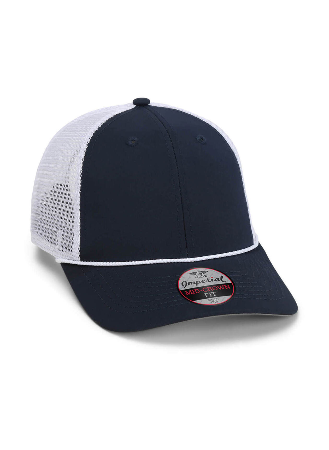 Imperial Navy / White The Night Owl Mesh Back Performance Hat