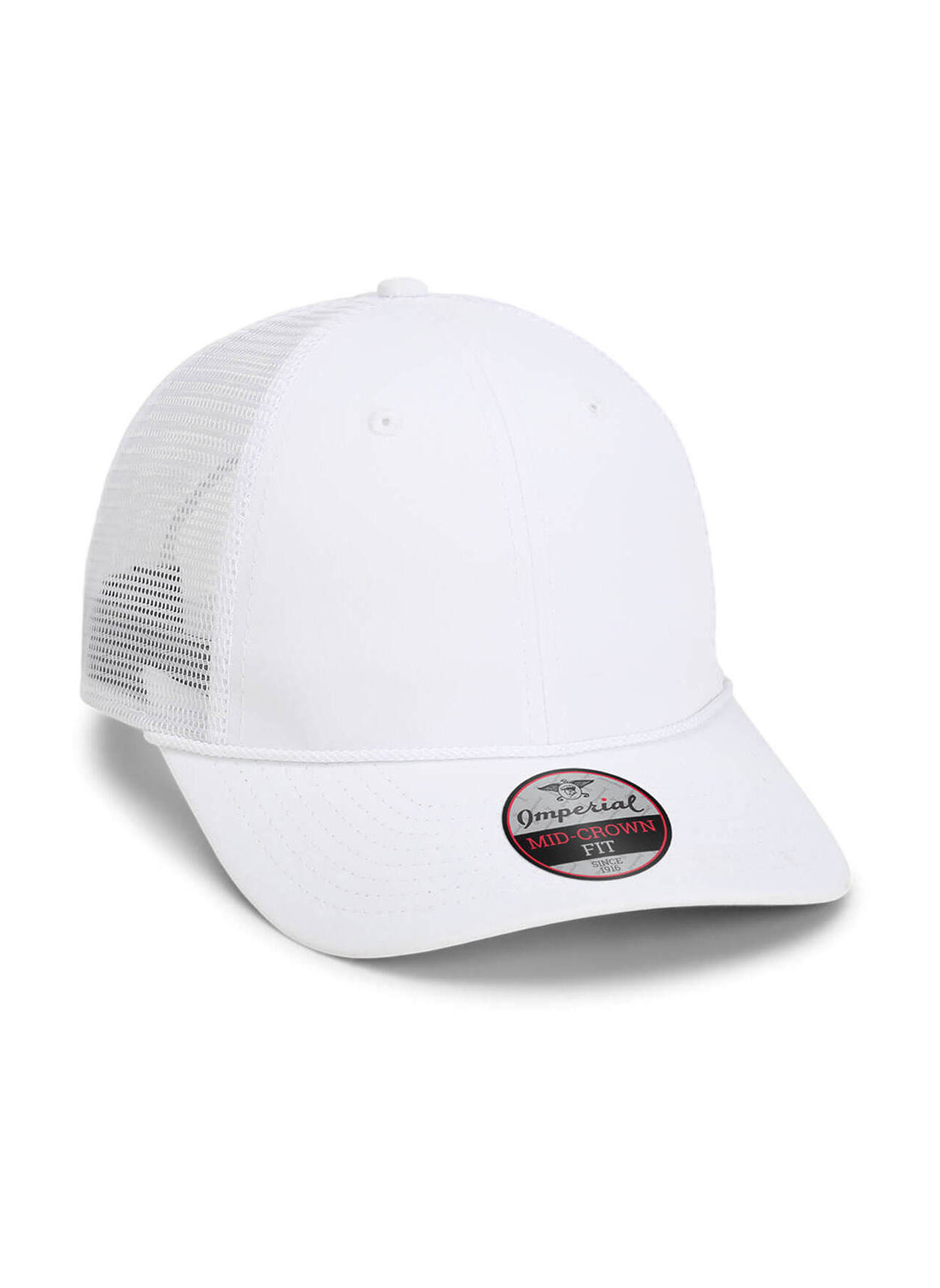 Imperial White The Night Owl Mesh Back Performance Hat