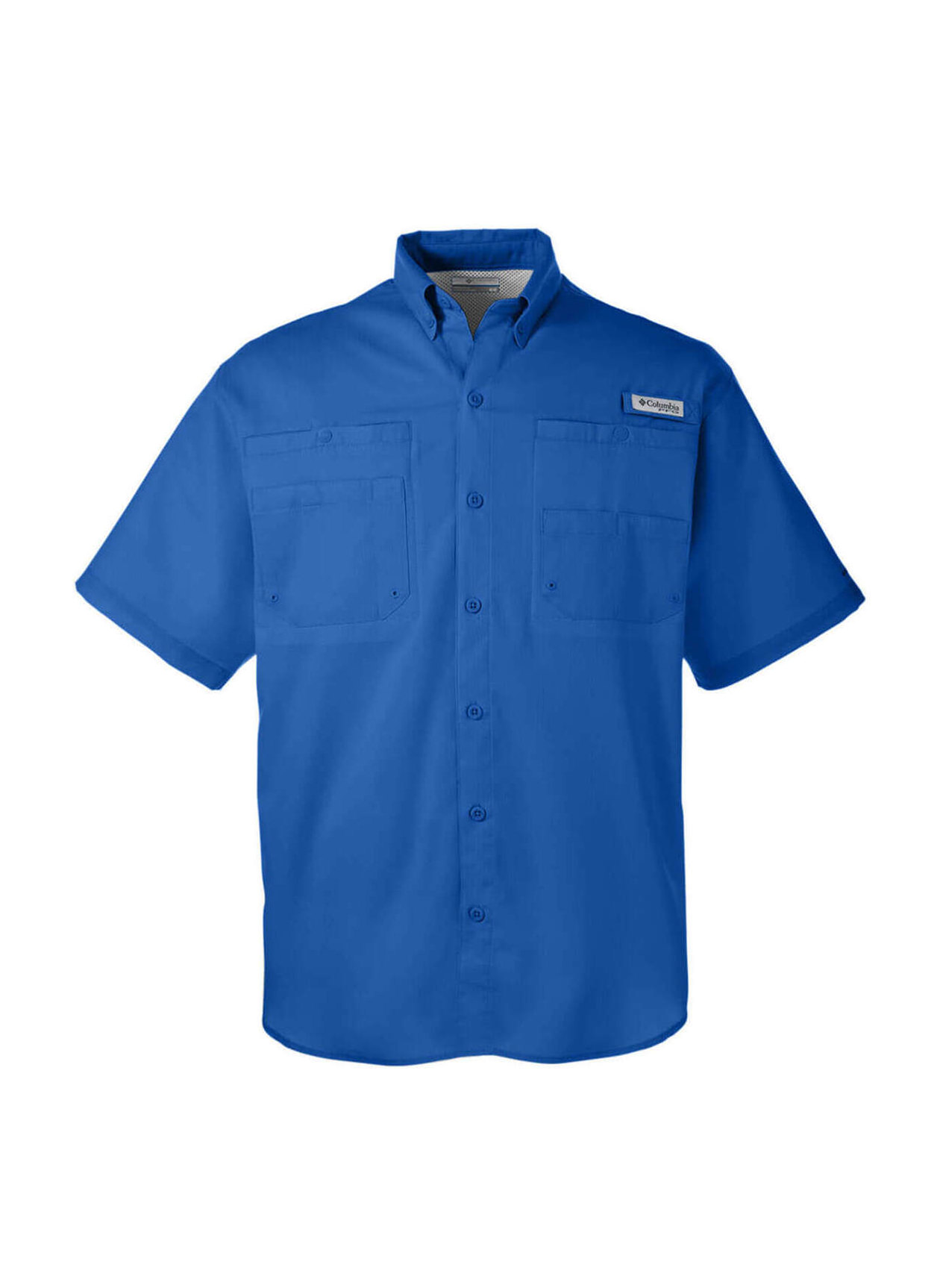 Columbia Men's Vivid Blue Short-Sleeve Shirt