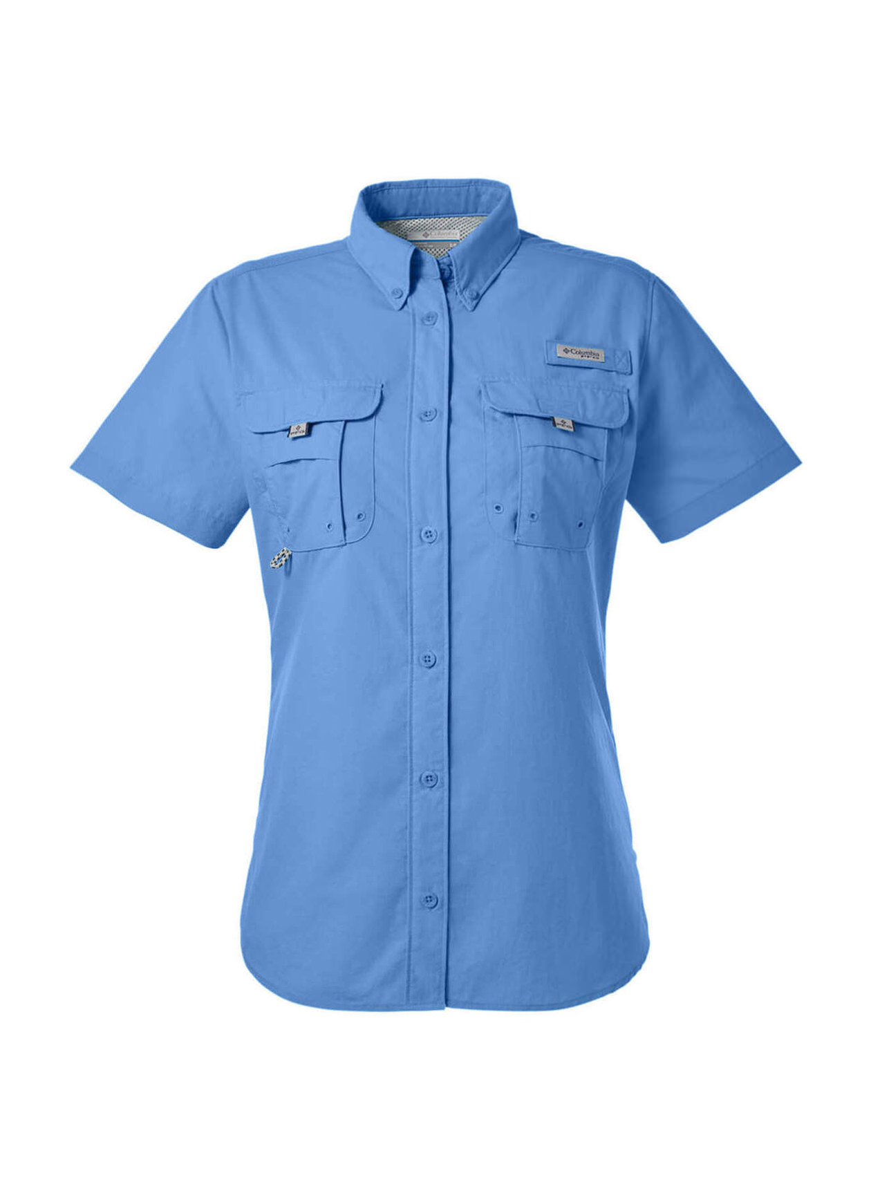 Columbia Women's Whitecap Blue Bahama Short-Sleeve Shirt