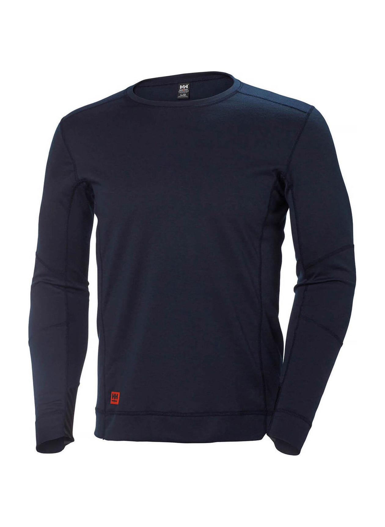 Branded Helly Hansen Men's Navy Lifa Max Base Layer Crewneck Sweatshirt