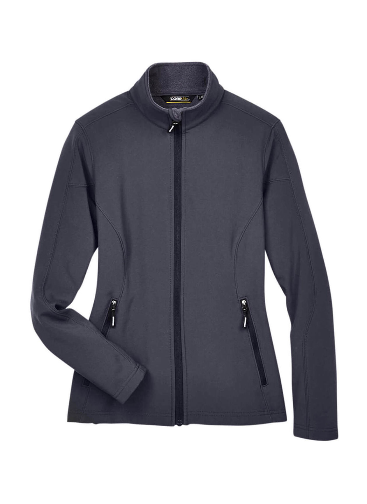 Core 365 Women's Carbon Cruise Two-Layer Fleece Bonded Soft Shell Jacket