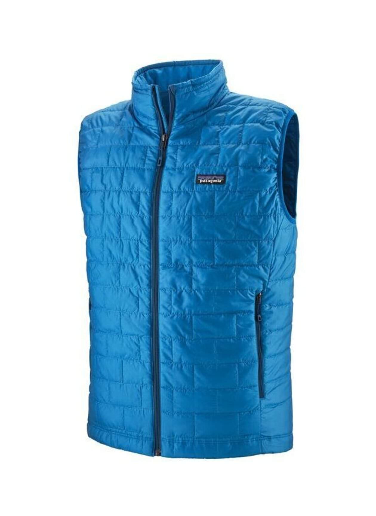 Patagonia Men's Andes Blue-Andes Blue Nano Puff Vest | Custom ...