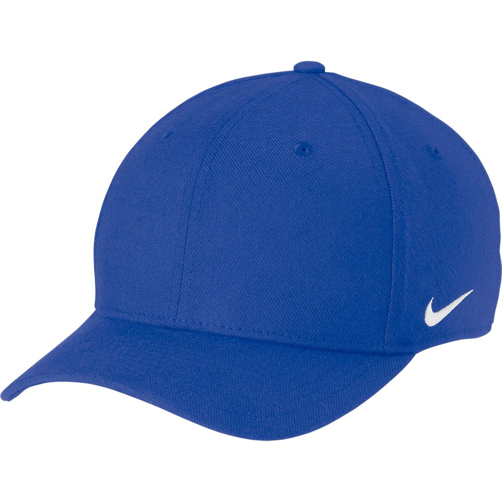 Embroidered Nike Game Royal Team Dri-FIT Swoosh Flex Hat | Company Hats