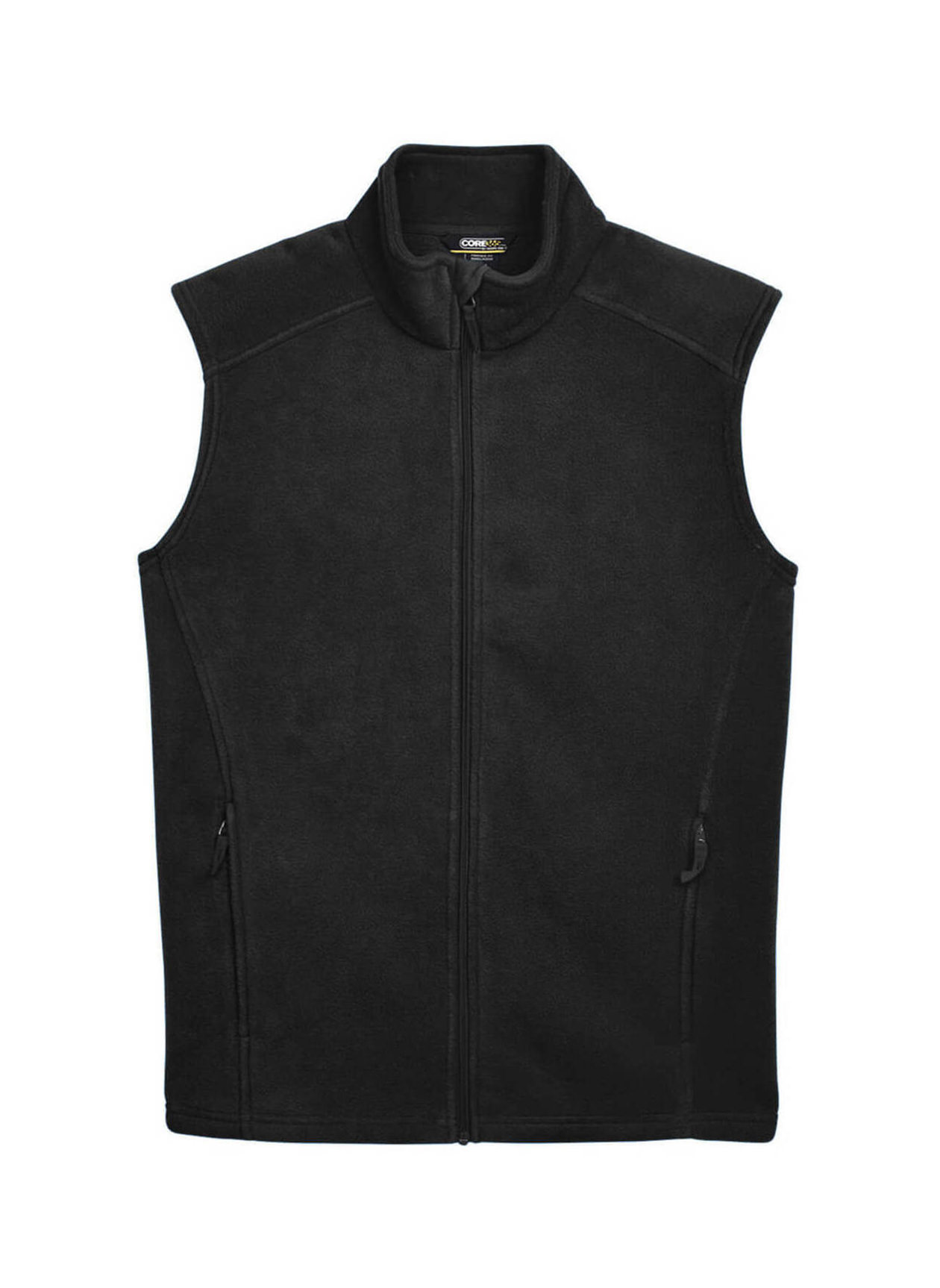 Core 365 Men's Black Journey Fleece Vest