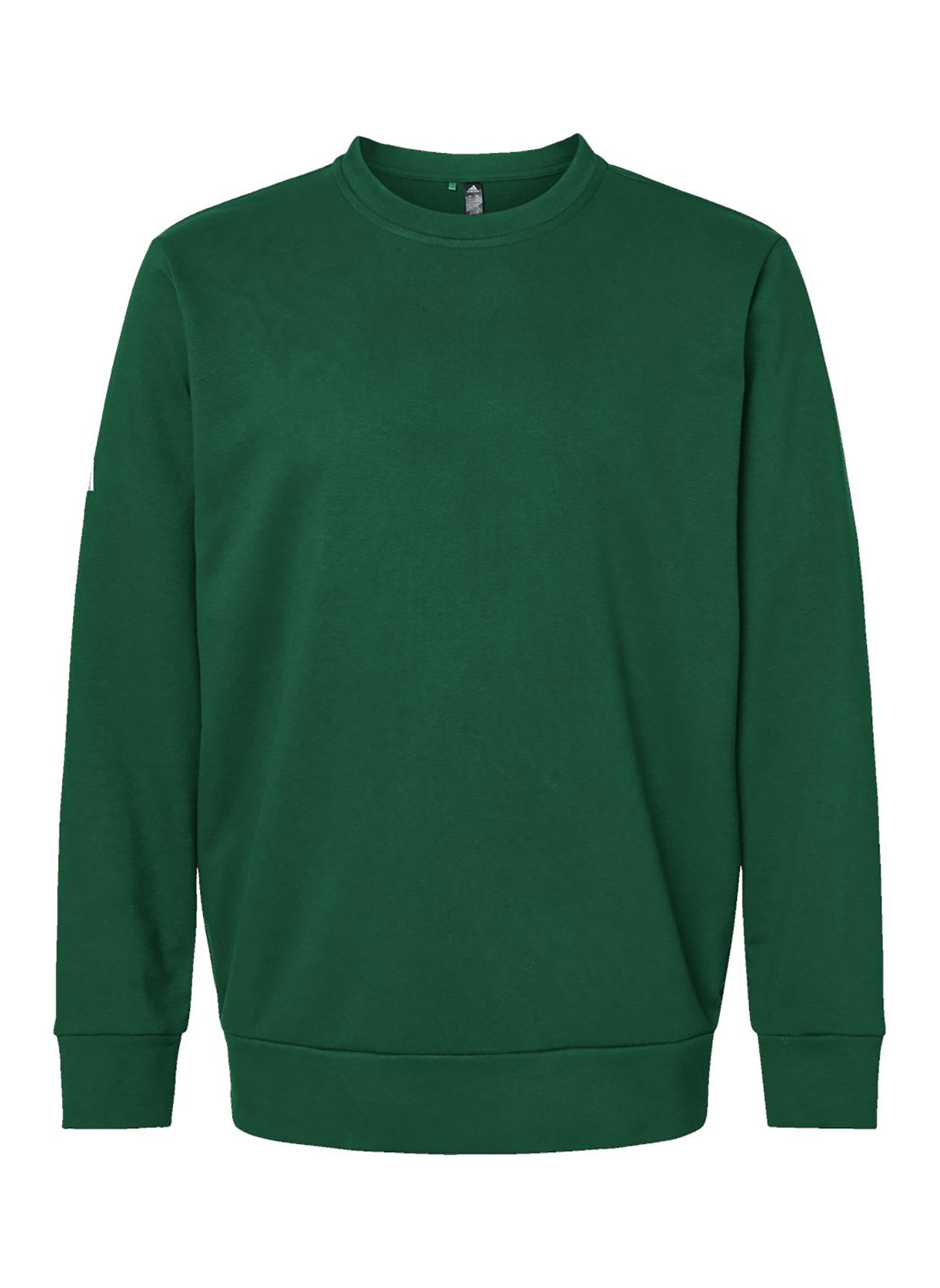 Adidas Men's Collegiate Green Fleece Crewneck Sweatshirt