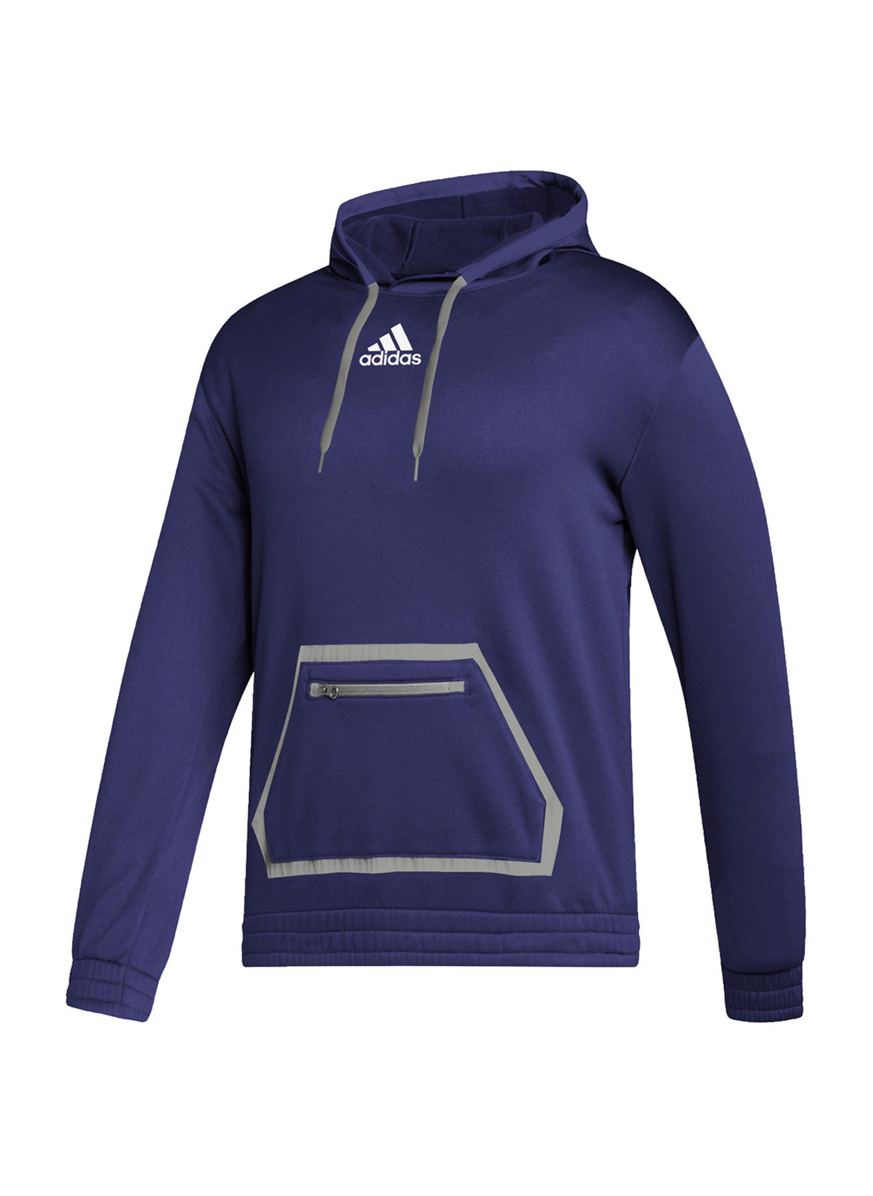 Adidas Men's Team Collegiate Purple/MGH Solid Grey Team Issue Pullover Hoodie