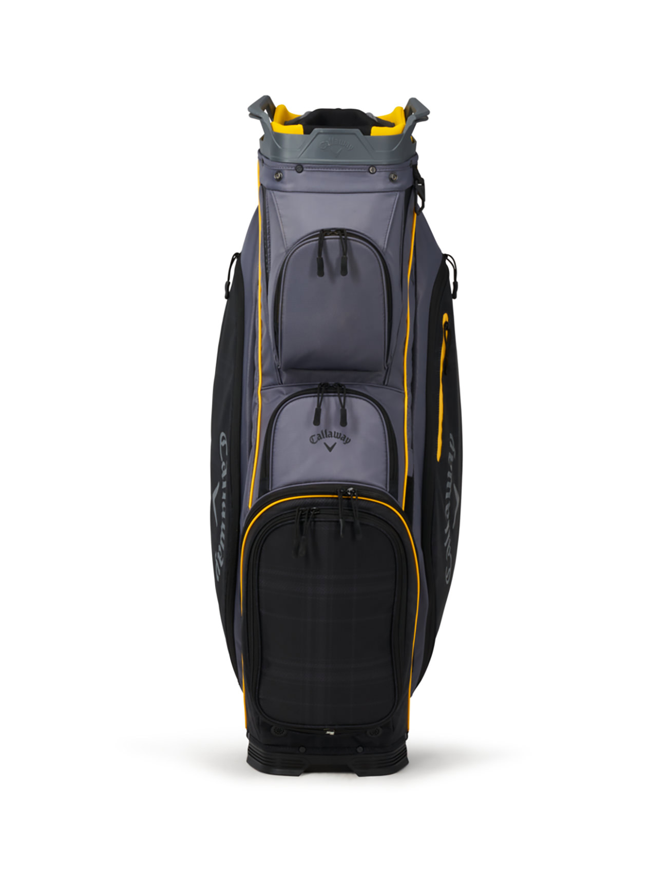 Callaway Graphite/Black Plaid/Golden Rod ORG 14 Mini Cart Bag