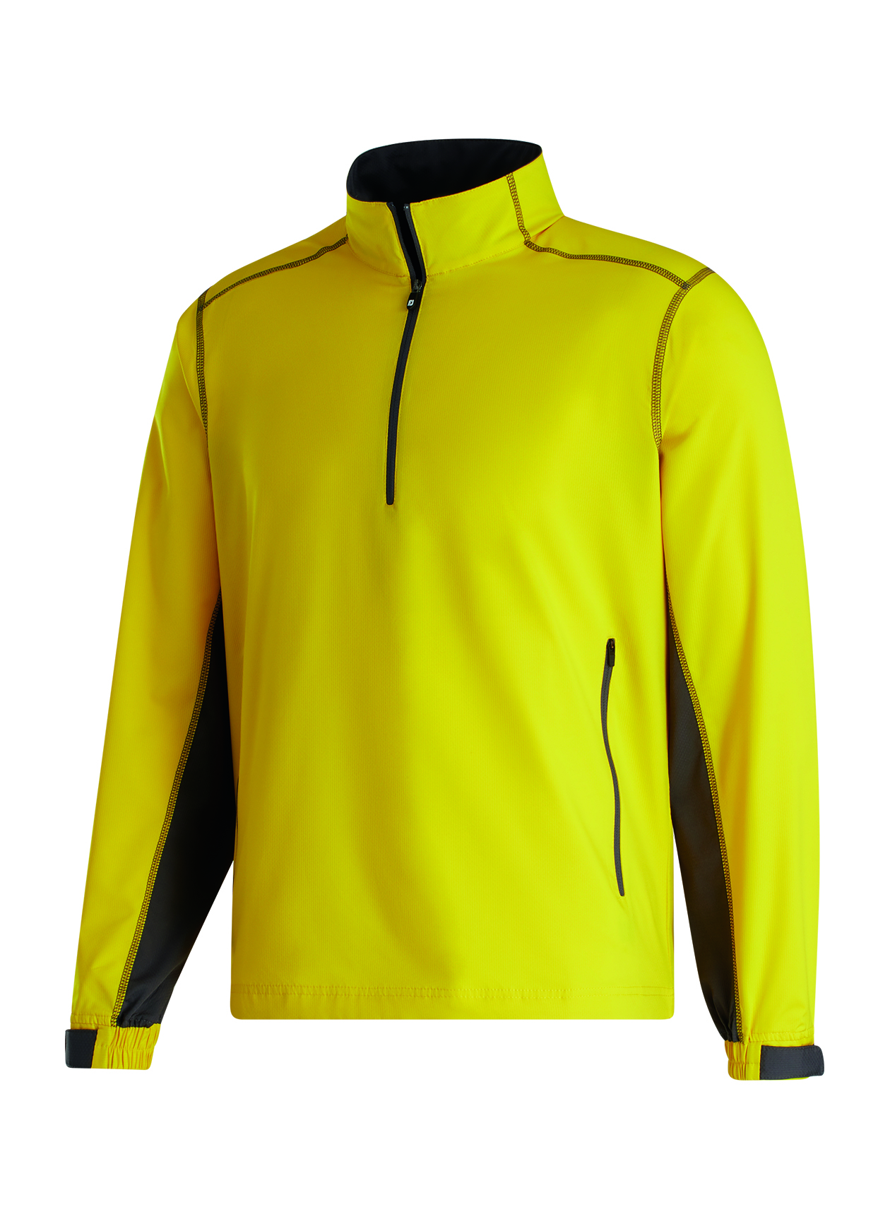 FootJoy Men's Mustard/Charcoal Sport Windshirt