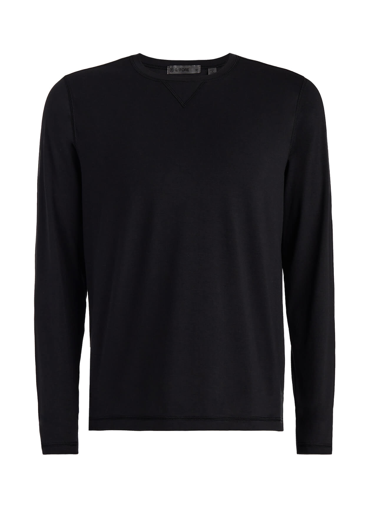 G/FORE Men's Onyx Luxe Crewneck Mid Layer