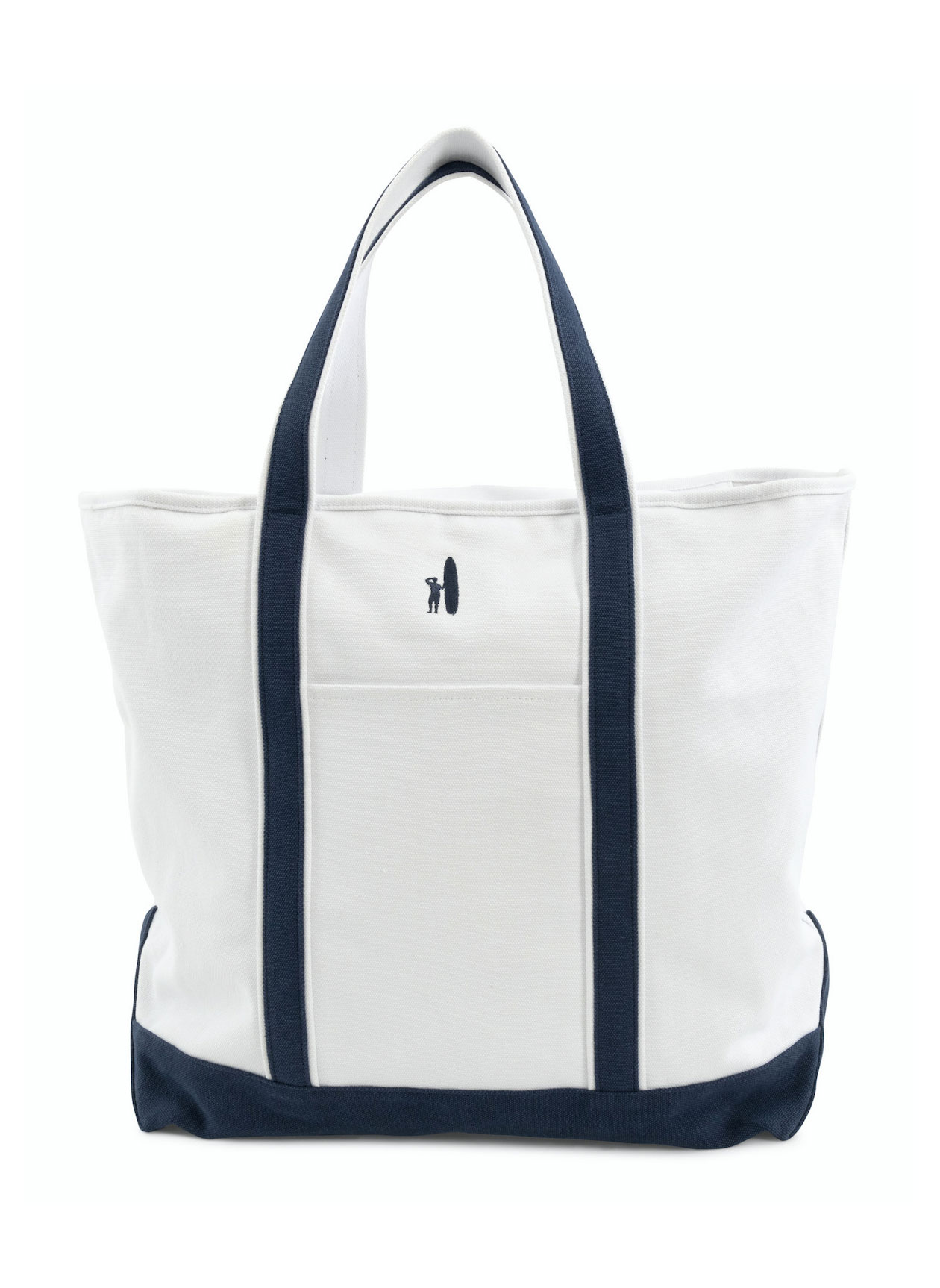 Customized Johnnie-O White Canvas Tote Bag | Company Logo Bags