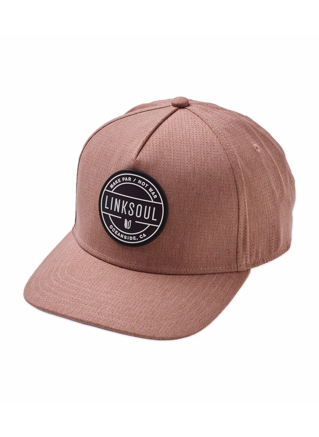 Linksoul Clay/Black/Grey Industrial Patch Boardwalker AC Snapback Hat