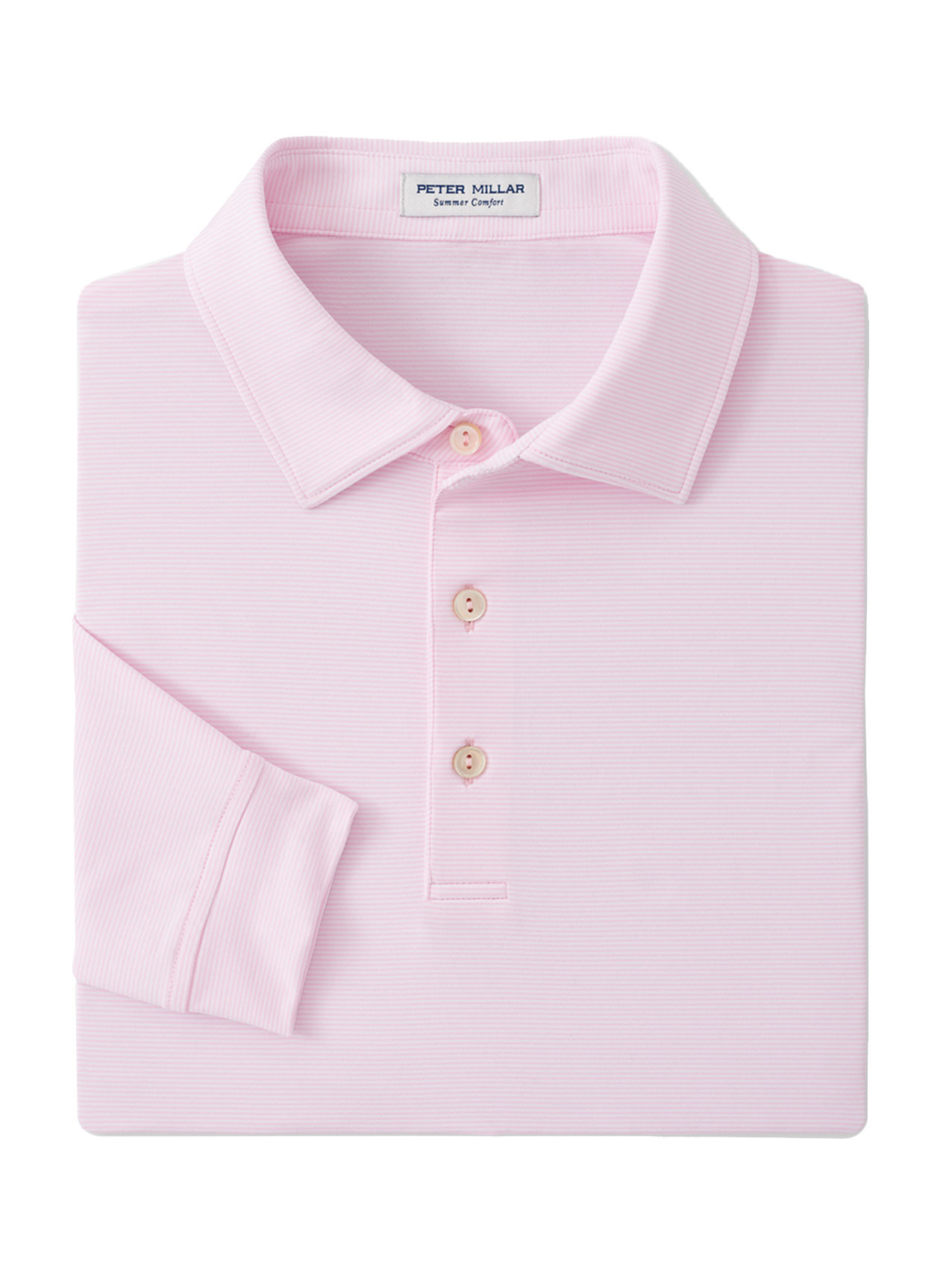 Pink polo hotsell shirts long sleeve