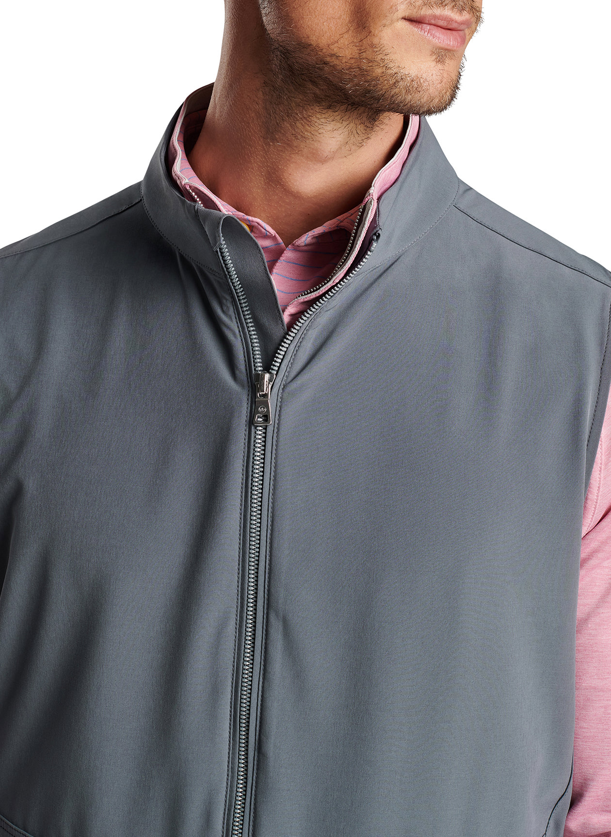 Men's Peter Millar Iron Contour Vest