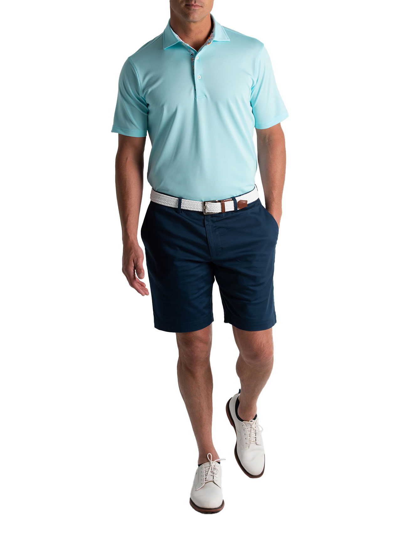 Fairway and Greene Men's St. Barts Bee Pique Polo