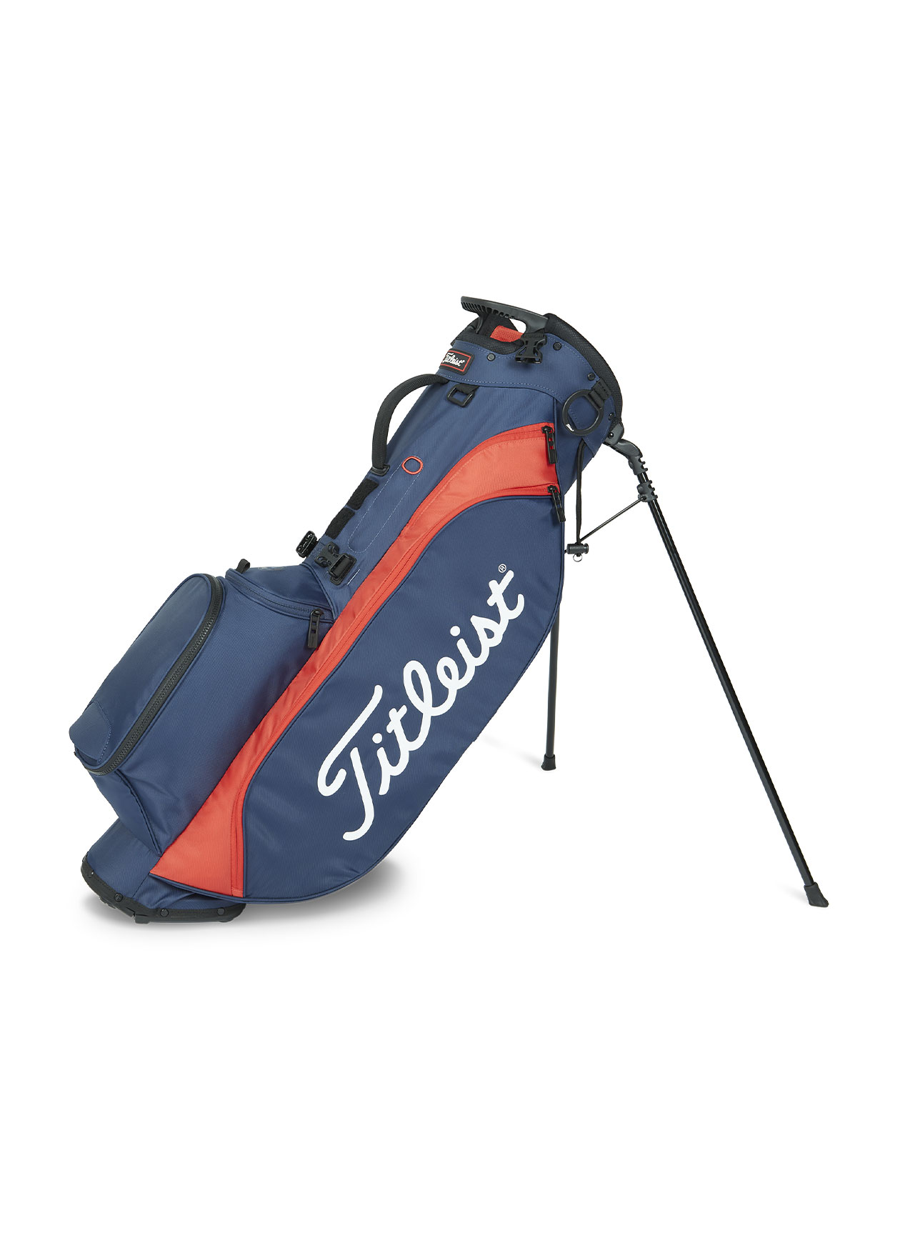 Titleist Navy/Red Players 4 Stand Bag