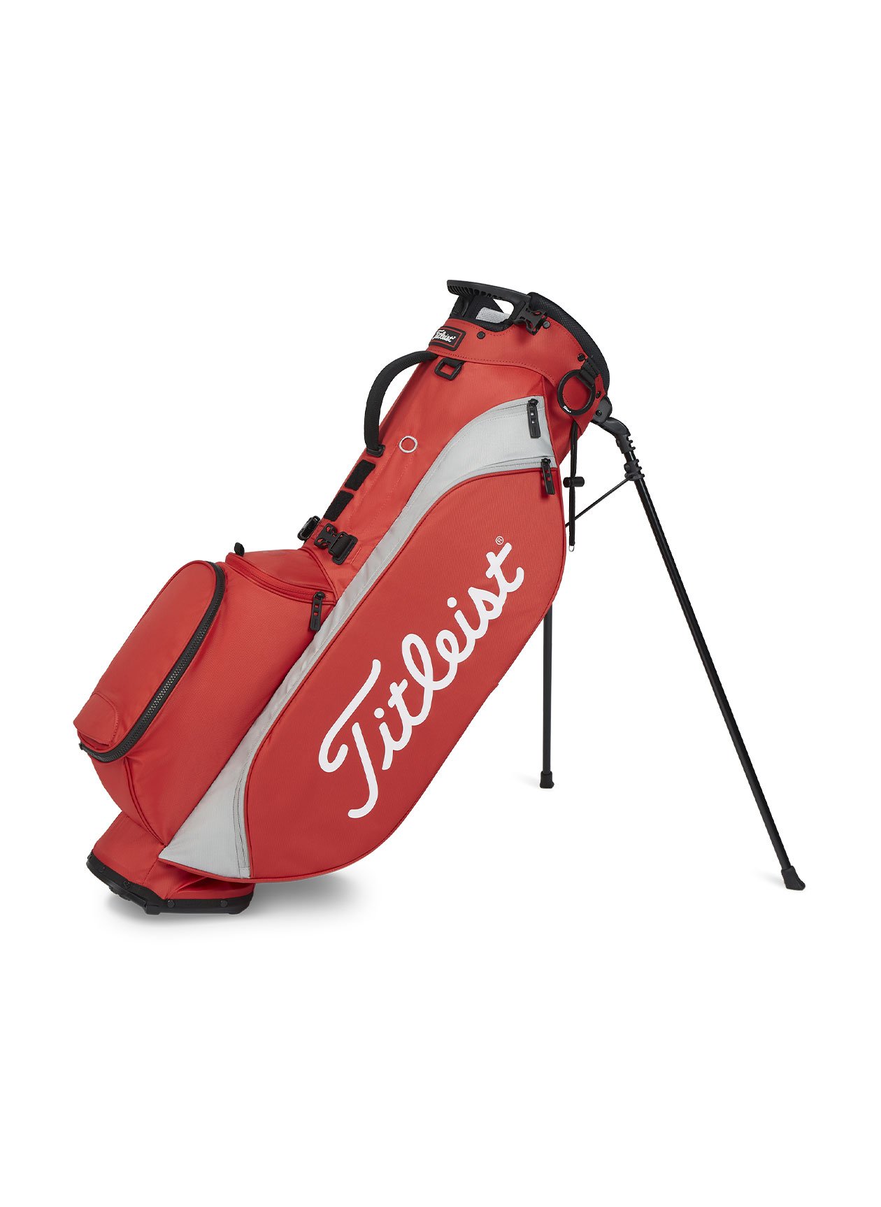 Titleist Red/Gray Players 4 Stand Bag Players 4 Stand Bag