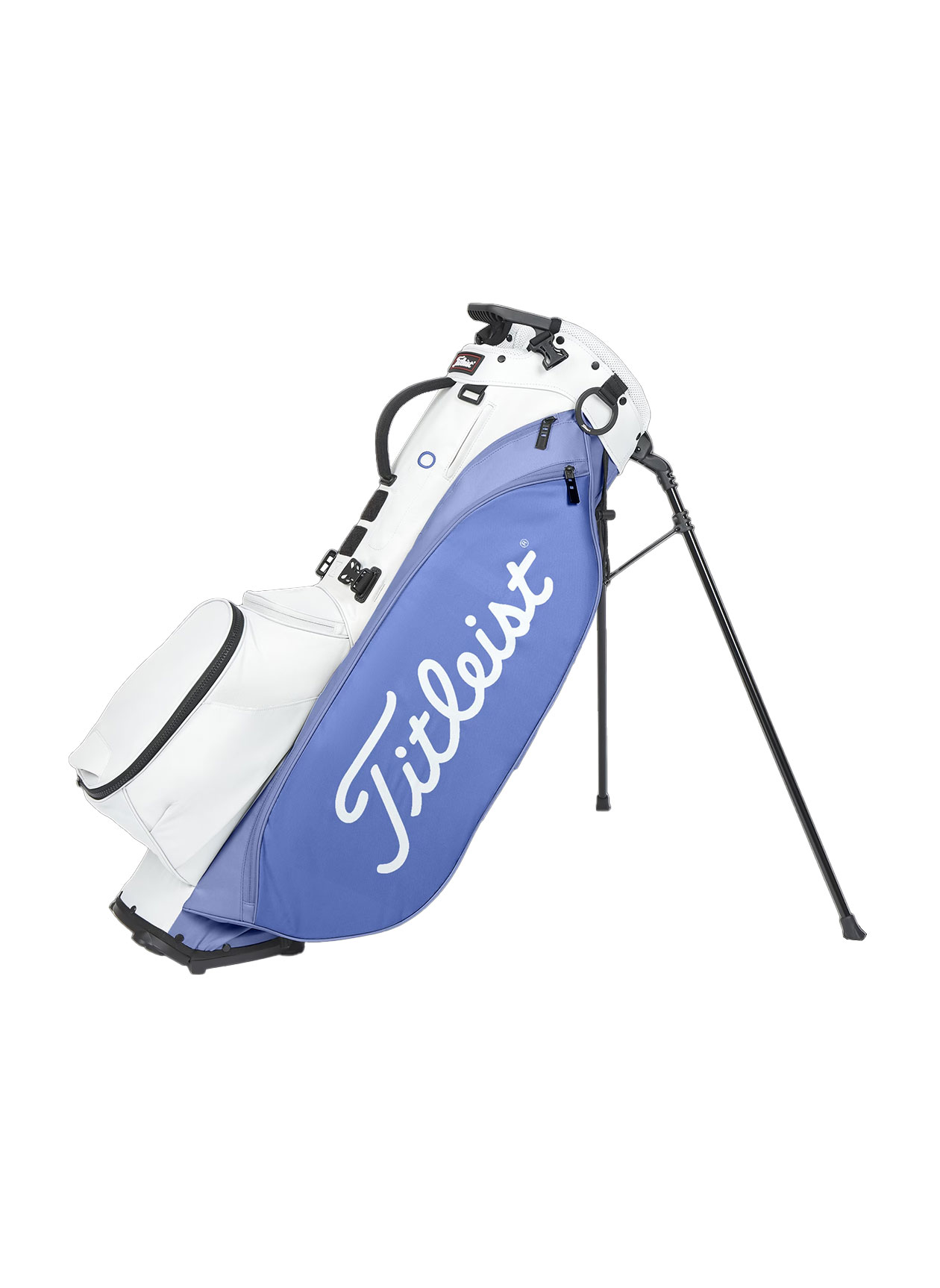 White/Iris/Orchid Titleist Players 5 Stand Bag