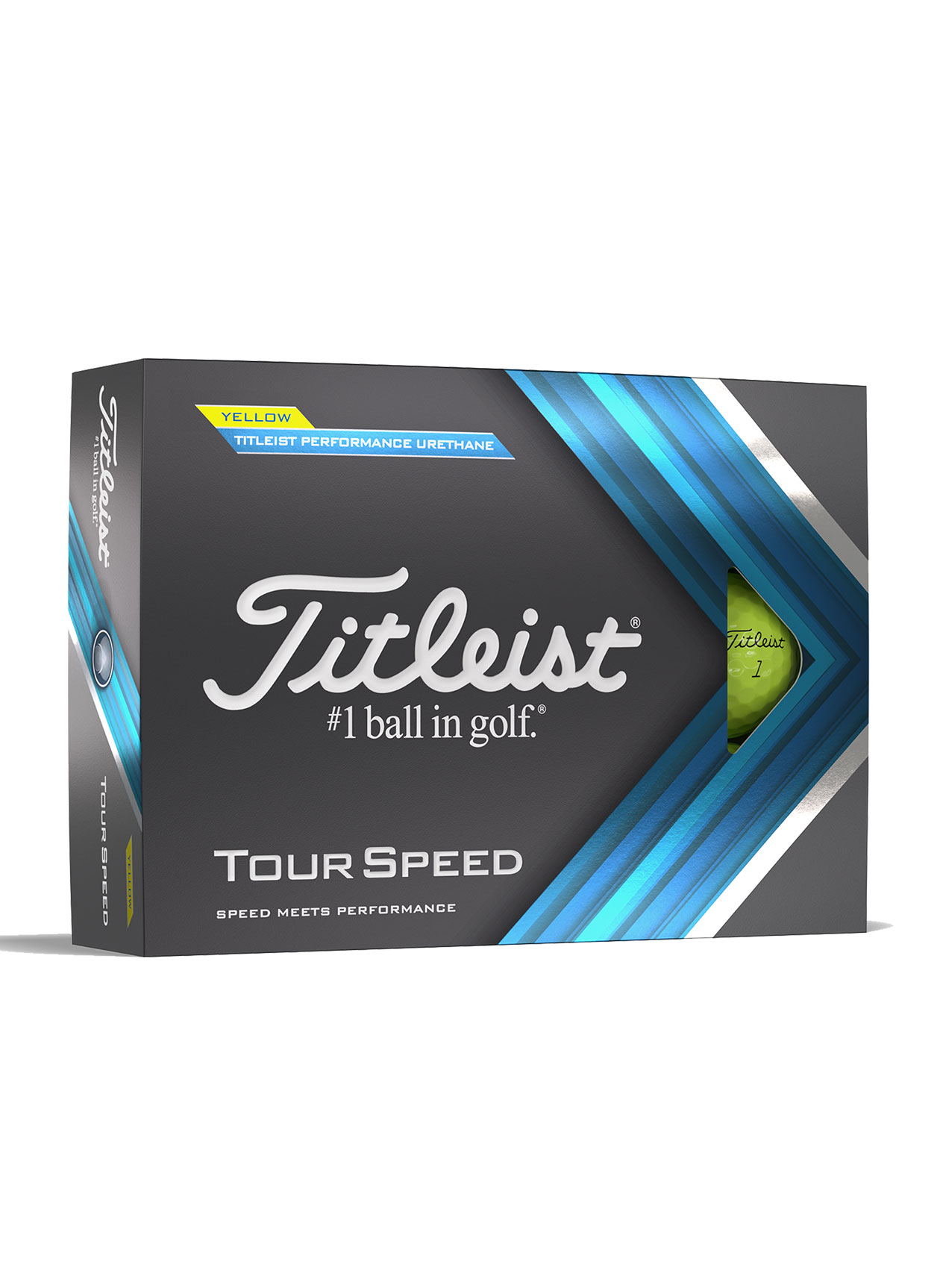 Titleist Yellow Tour Speed Golf Balls