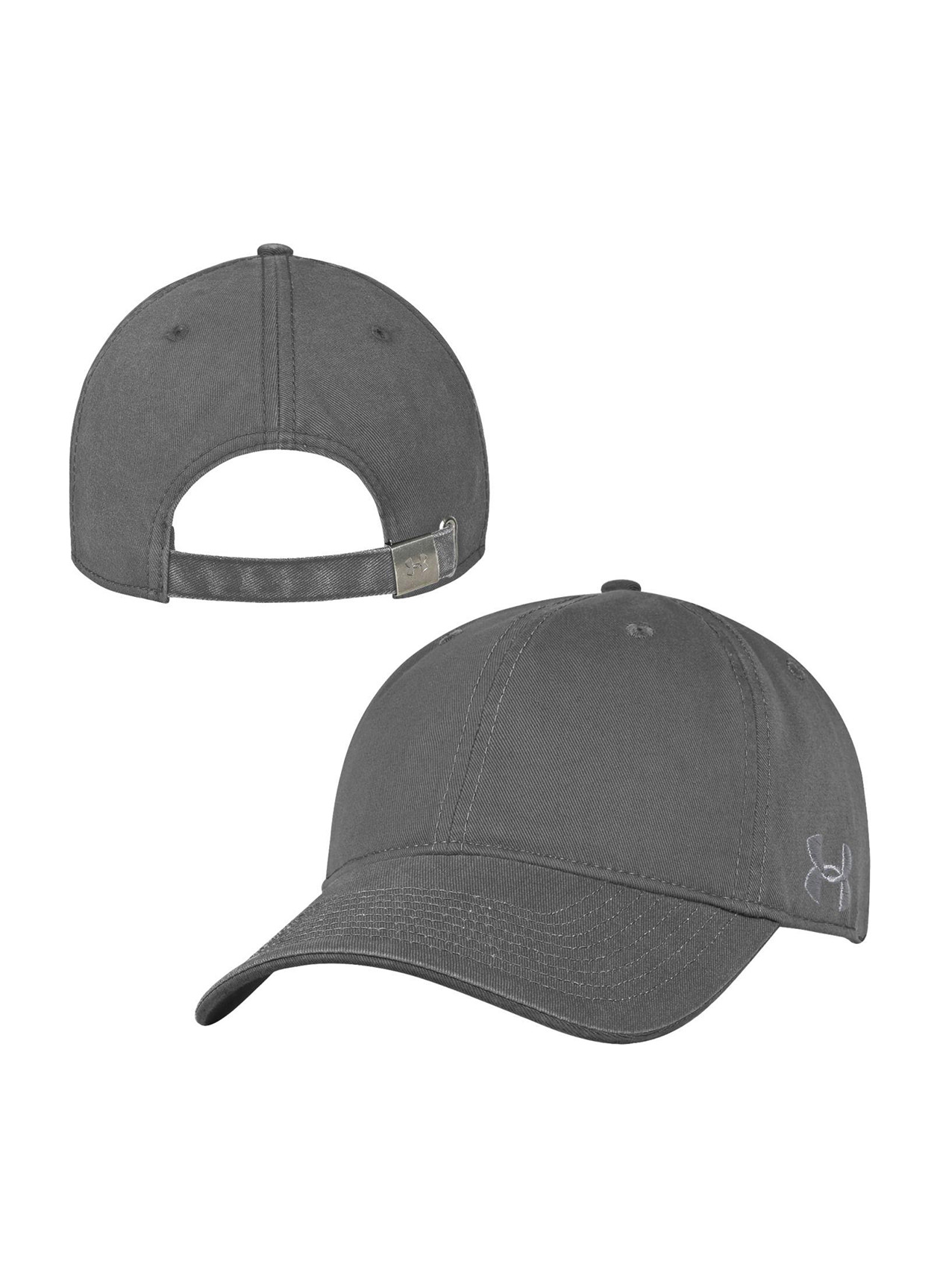 48ct. Custom Under Armour Graphite Men Washed Performance Cotton Adjustable Hat by Corporate Gear