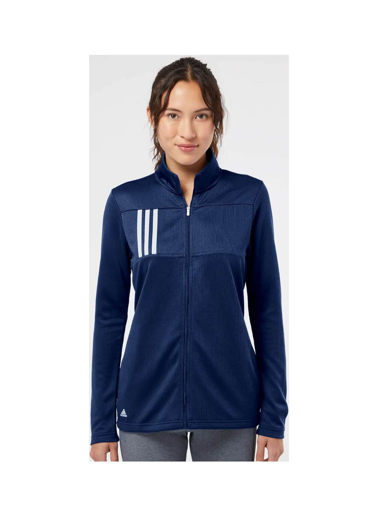 Adidas Women's Team Collegiate Red / Grey Two 3-Stripes Double