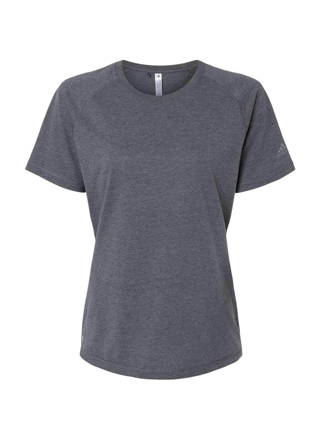 Business T-shirts | Adidas Women's Dark Grey Heather Blended T-Shirt