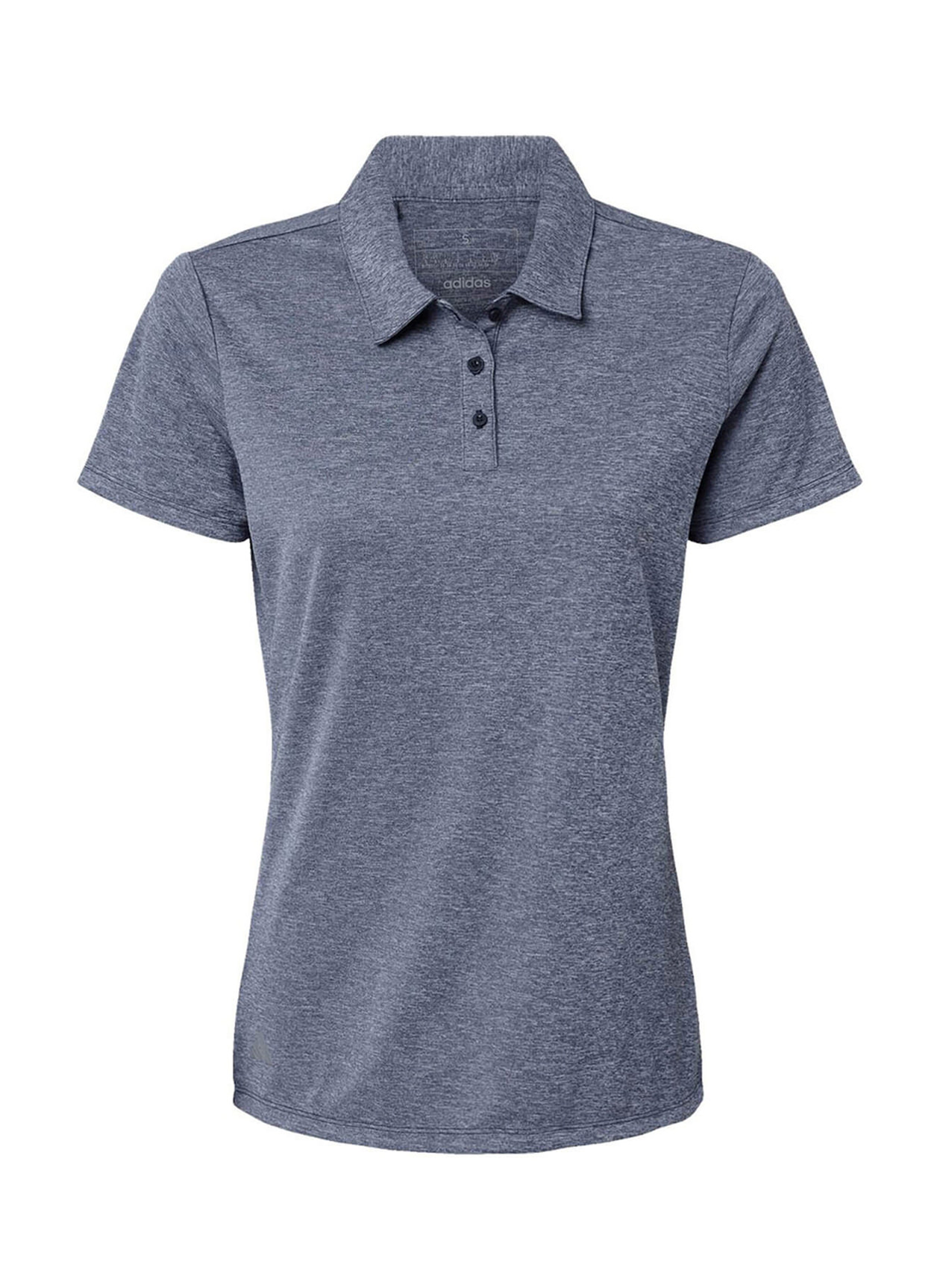 Adidas Women's Collegiate Navy Melange Heathered Polo