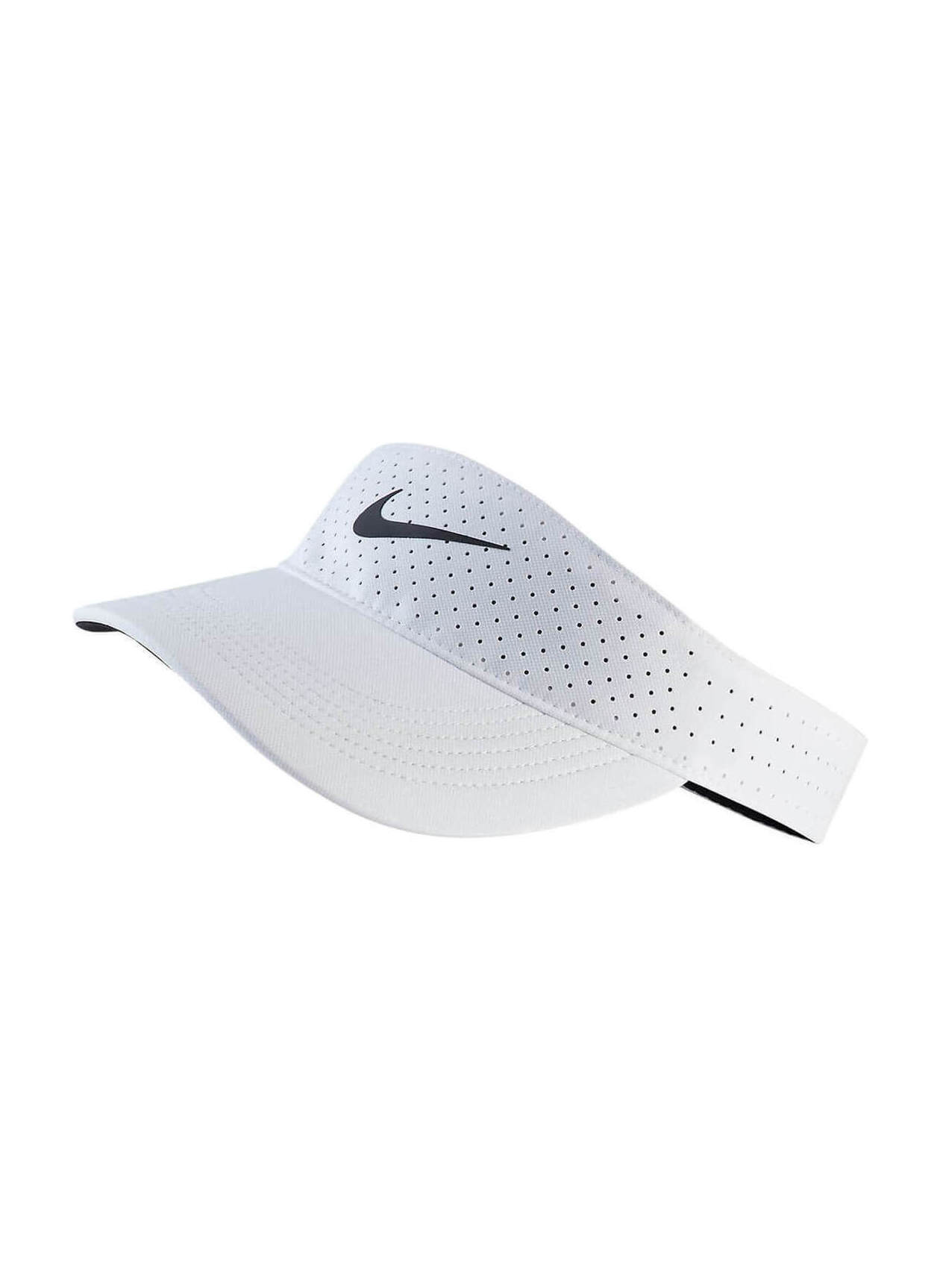 Nike White / Black Dri-FIT AeroBill Visor