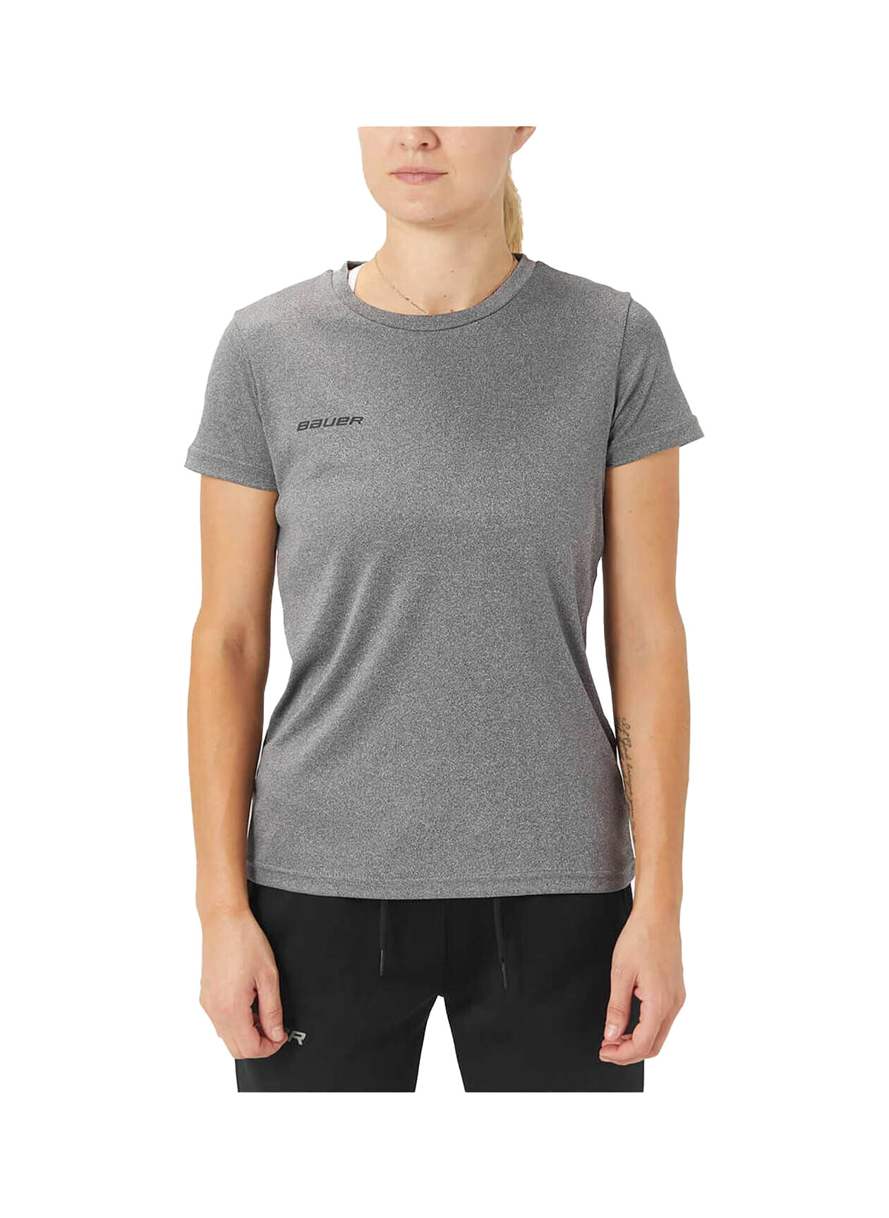 BAUER Women's Grey Vapor Team Tech T-Shirt