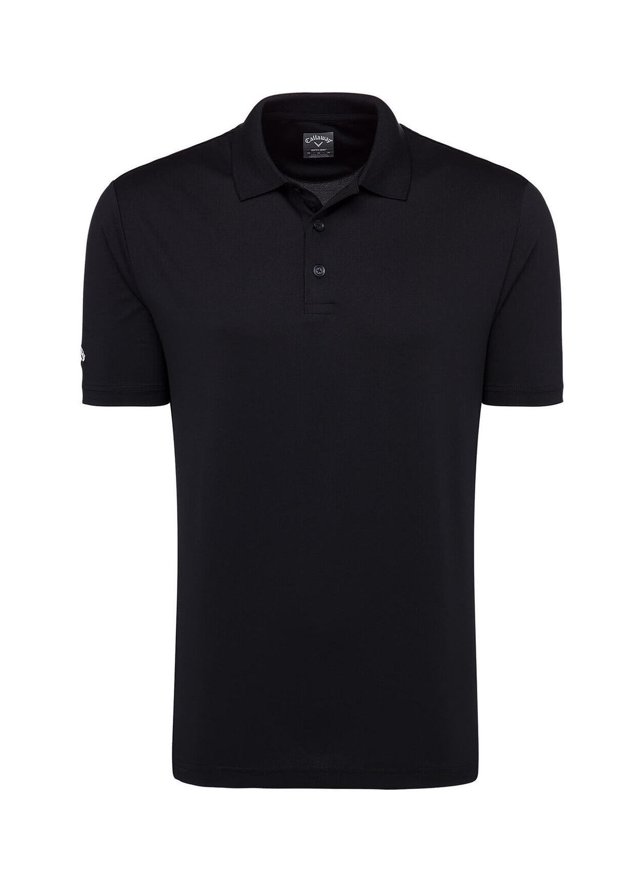 Embroidered Callaway Men's Black Golf Opti-Dri Chev Polo | Custom Vest