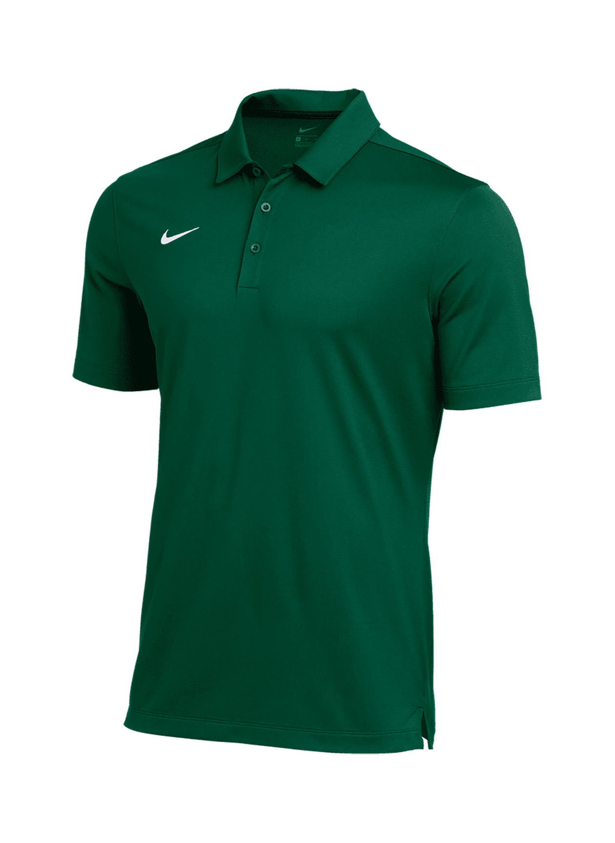 Nike Men's Gorge Green-White Dri-FIT Franchise Polo | Custom Logo Polo ...
