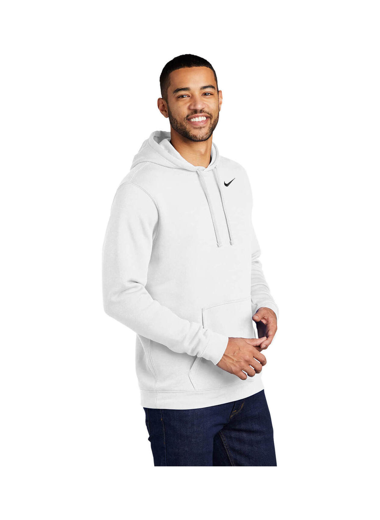 Group Sales  Nike Men's Team White Club Fleece Hoodie