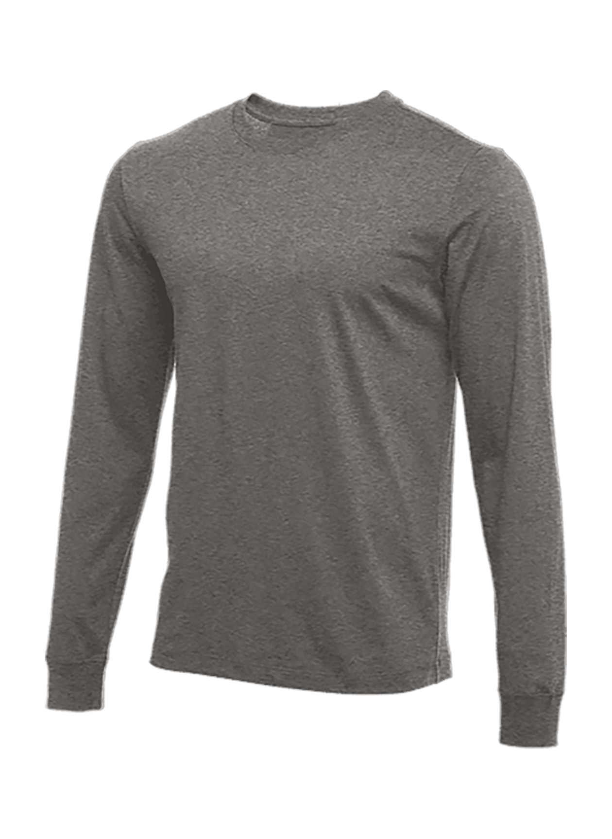 Nike Men's Dark Grey Heather Long-Sleeve T-Shirt